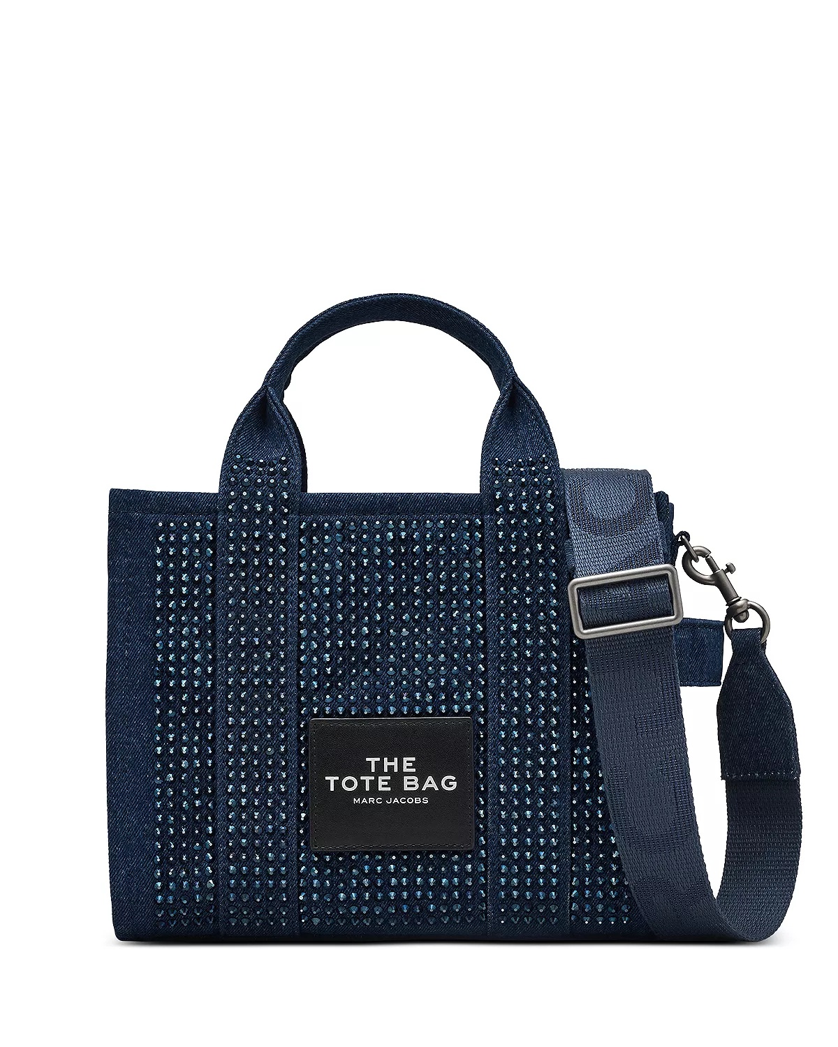 The Crystal Denim Small Tote Bag - 1