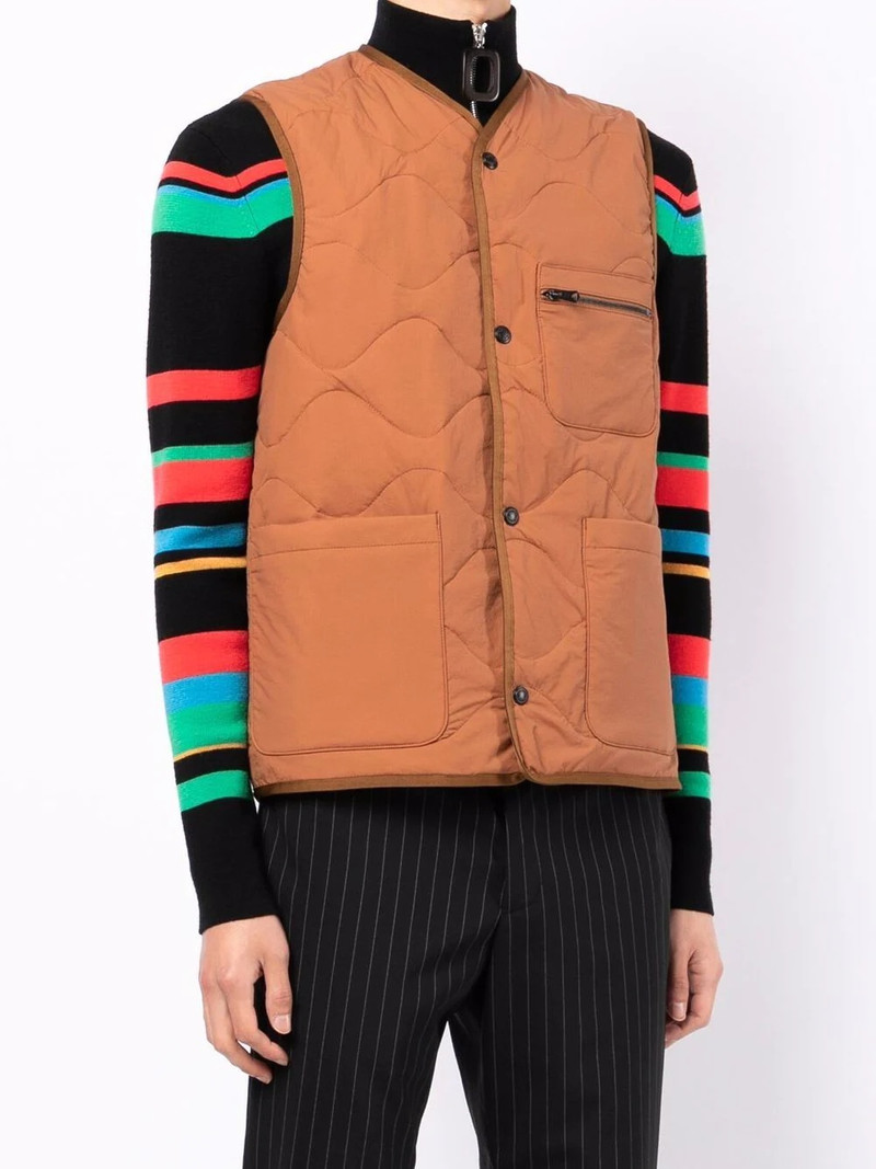 quilted wave gilet 3