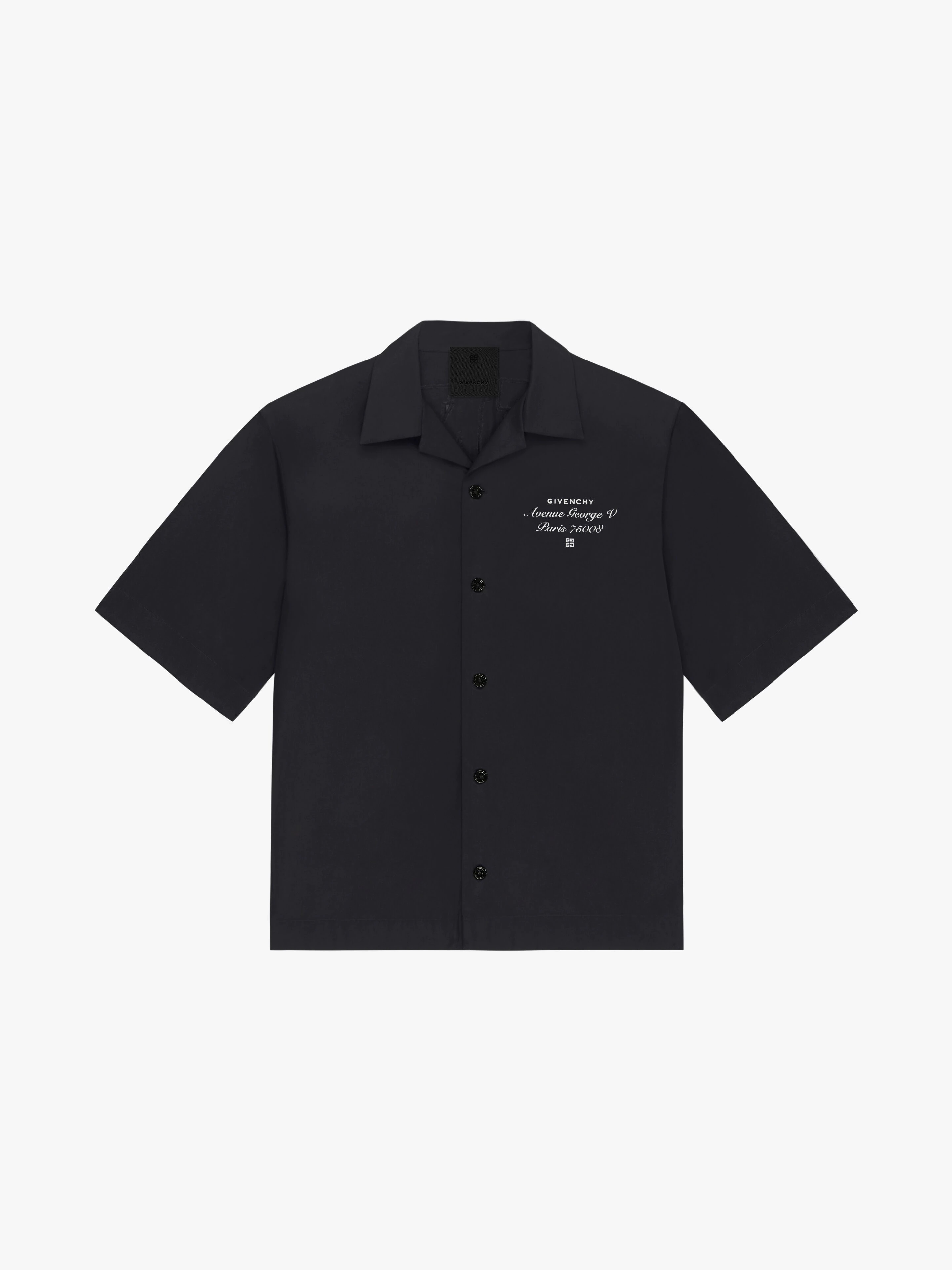 HAWAIIAN SHIRT IN GIVENCHY POPLIN - 1