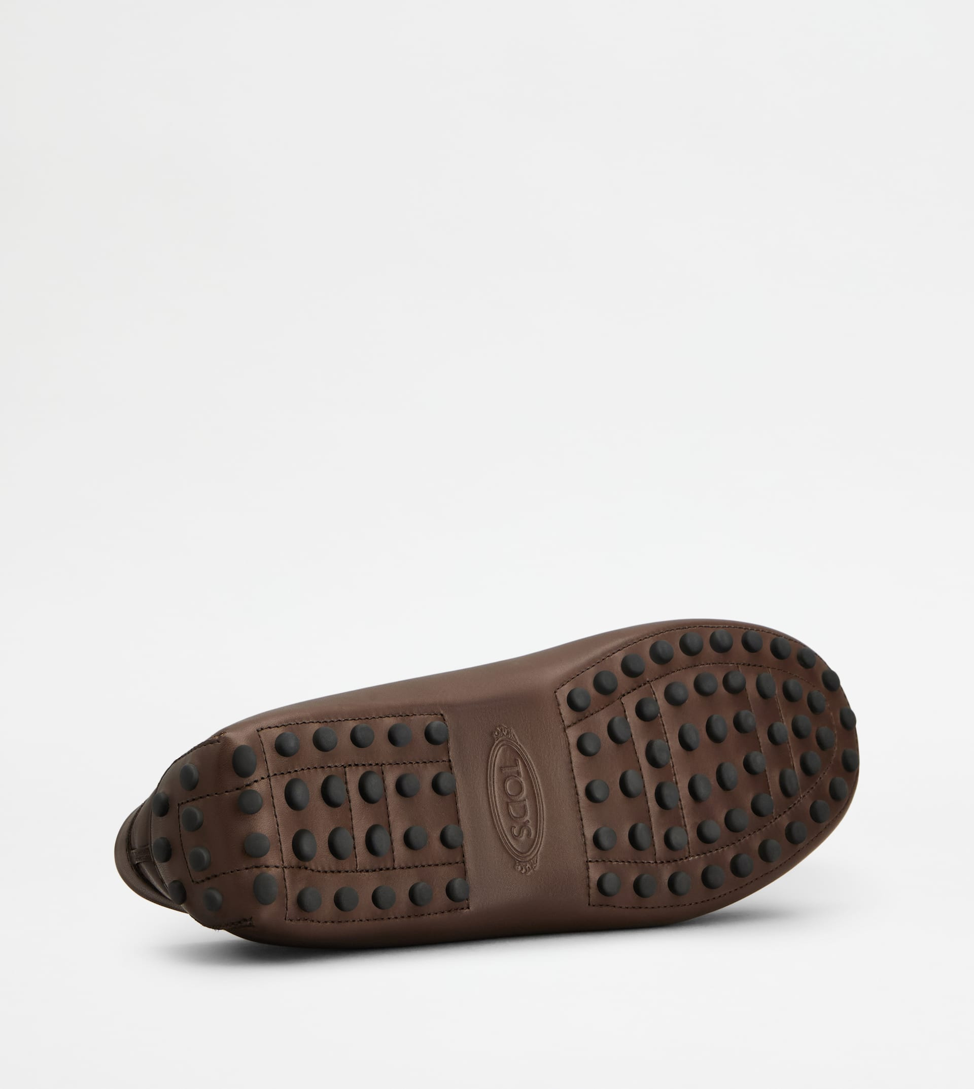 GOMMINO DRIVING SHOES IN LEATHER - BROWN - 4