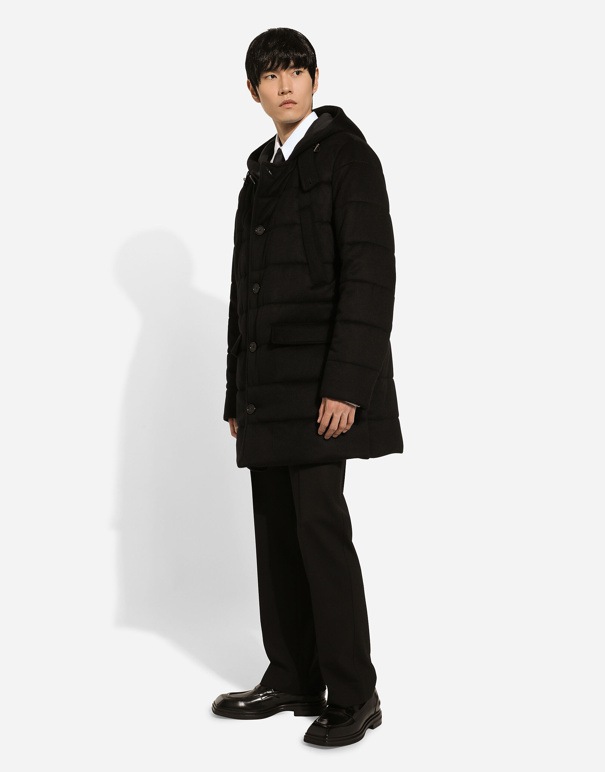 Quilted cashmere parka - 2