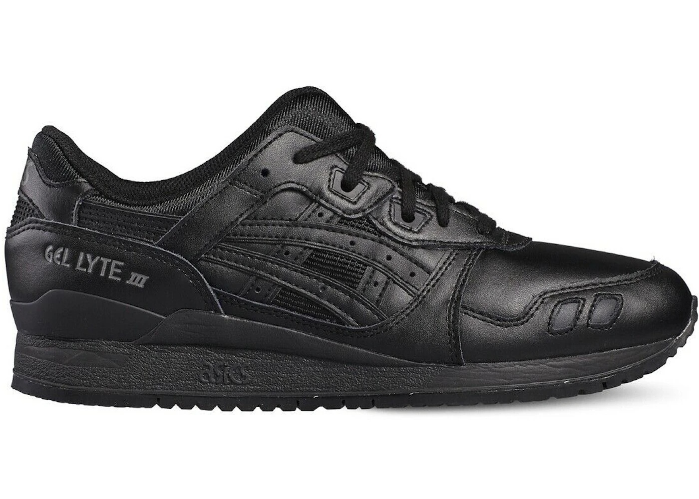 ASICS Gel-Lyte III Leather Triple Black - 1