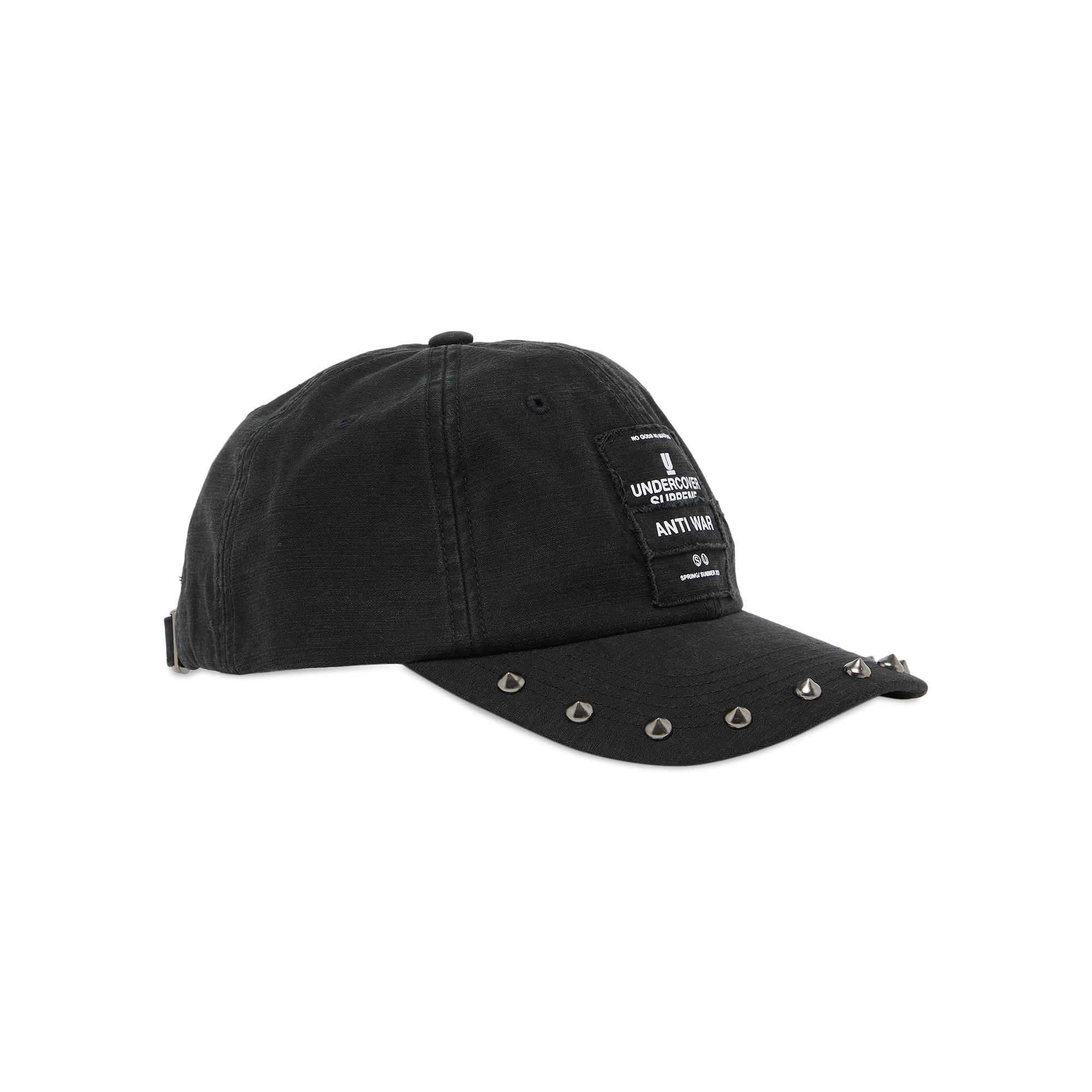 Supreme x UNDERCOVER Studded 6-Panel 'Black' - 2