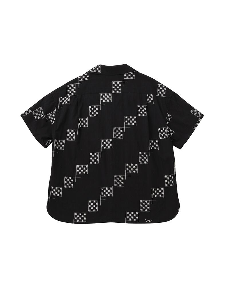 JULIE O.C. SHIRT S/S KASURI W BLACK - 2