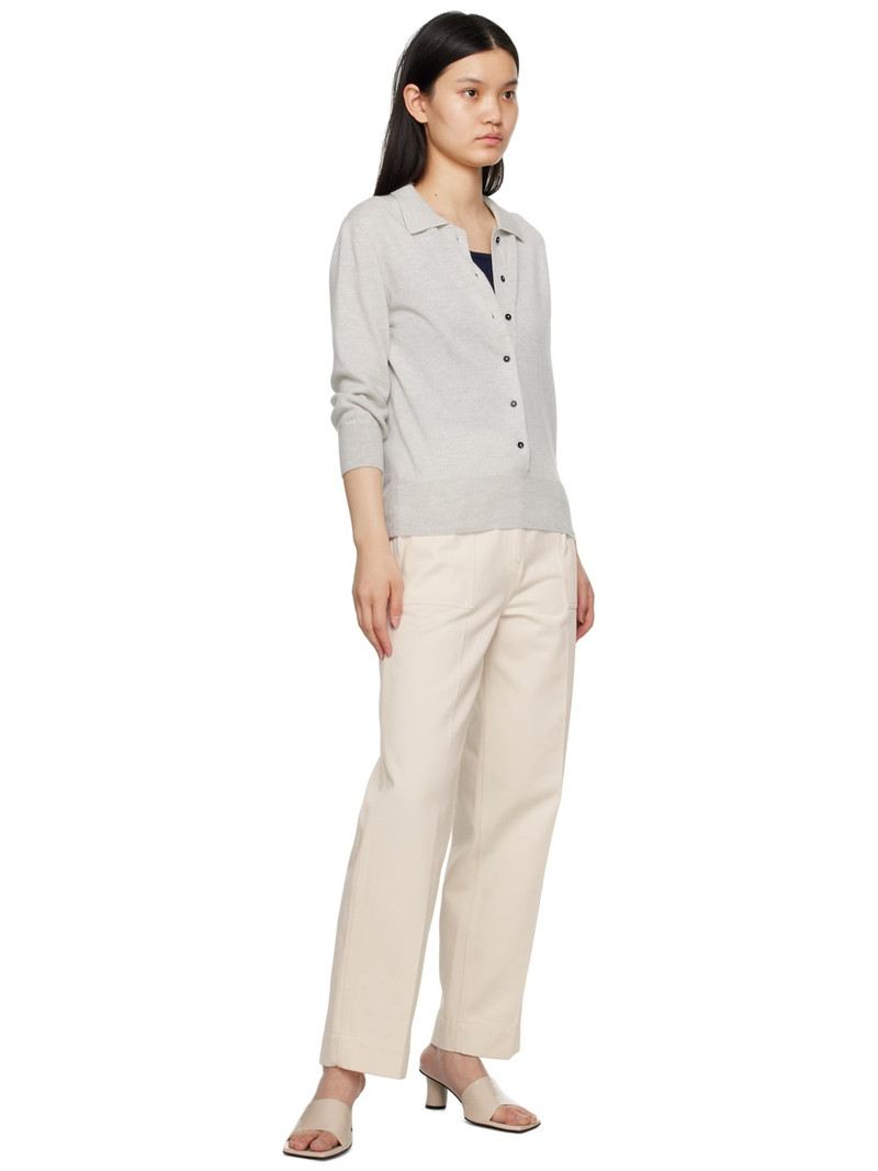 NOTHING WRITTEN White Bas Trousers outlook
