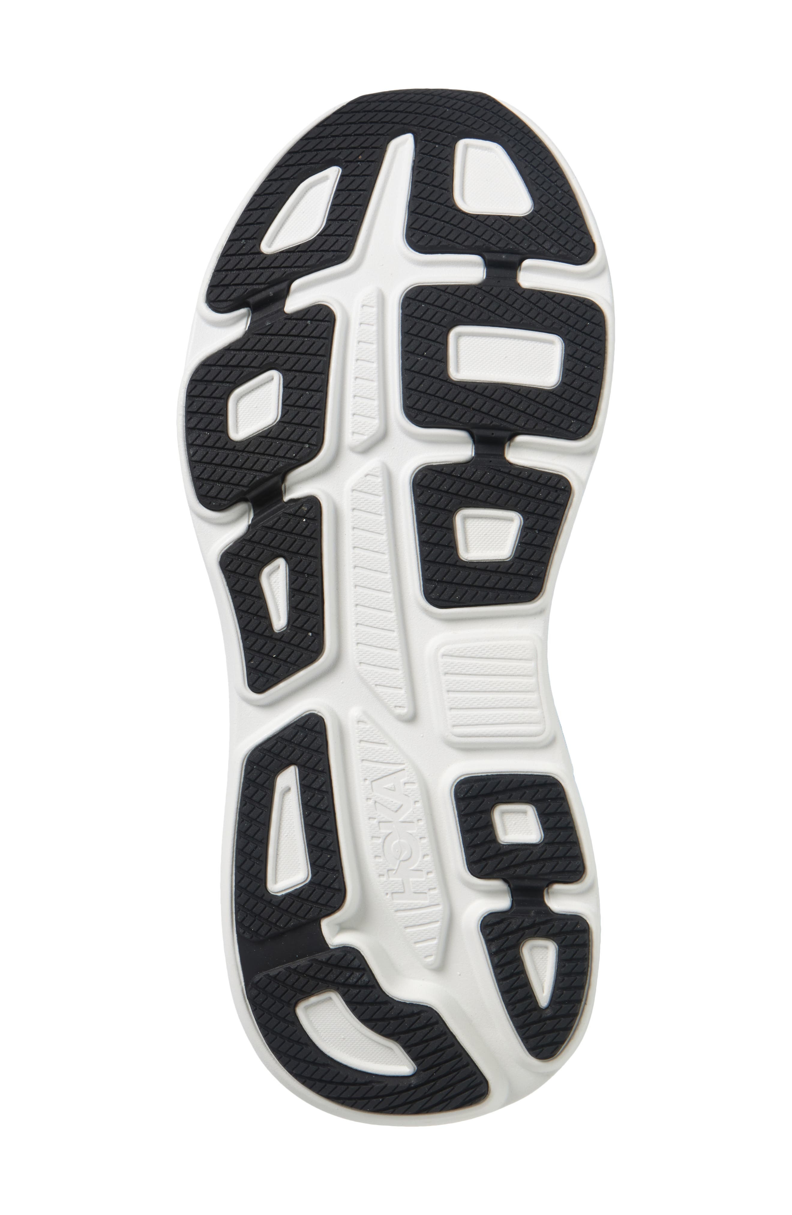 HOKA Bondi 9 Running Shoe in Black /White at Nordstrom - 6