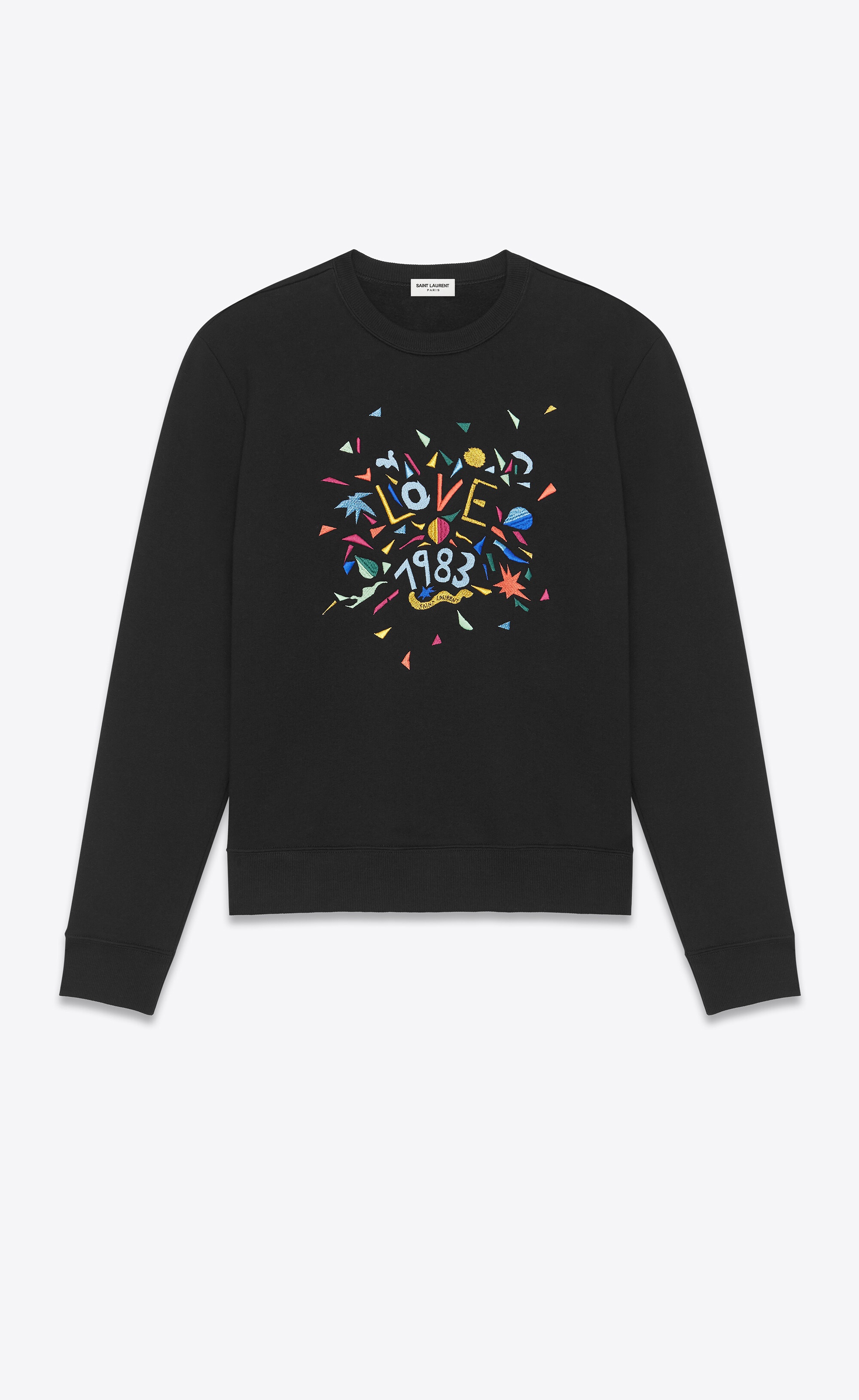 "love 1983" embroidered sweatshirt - 2