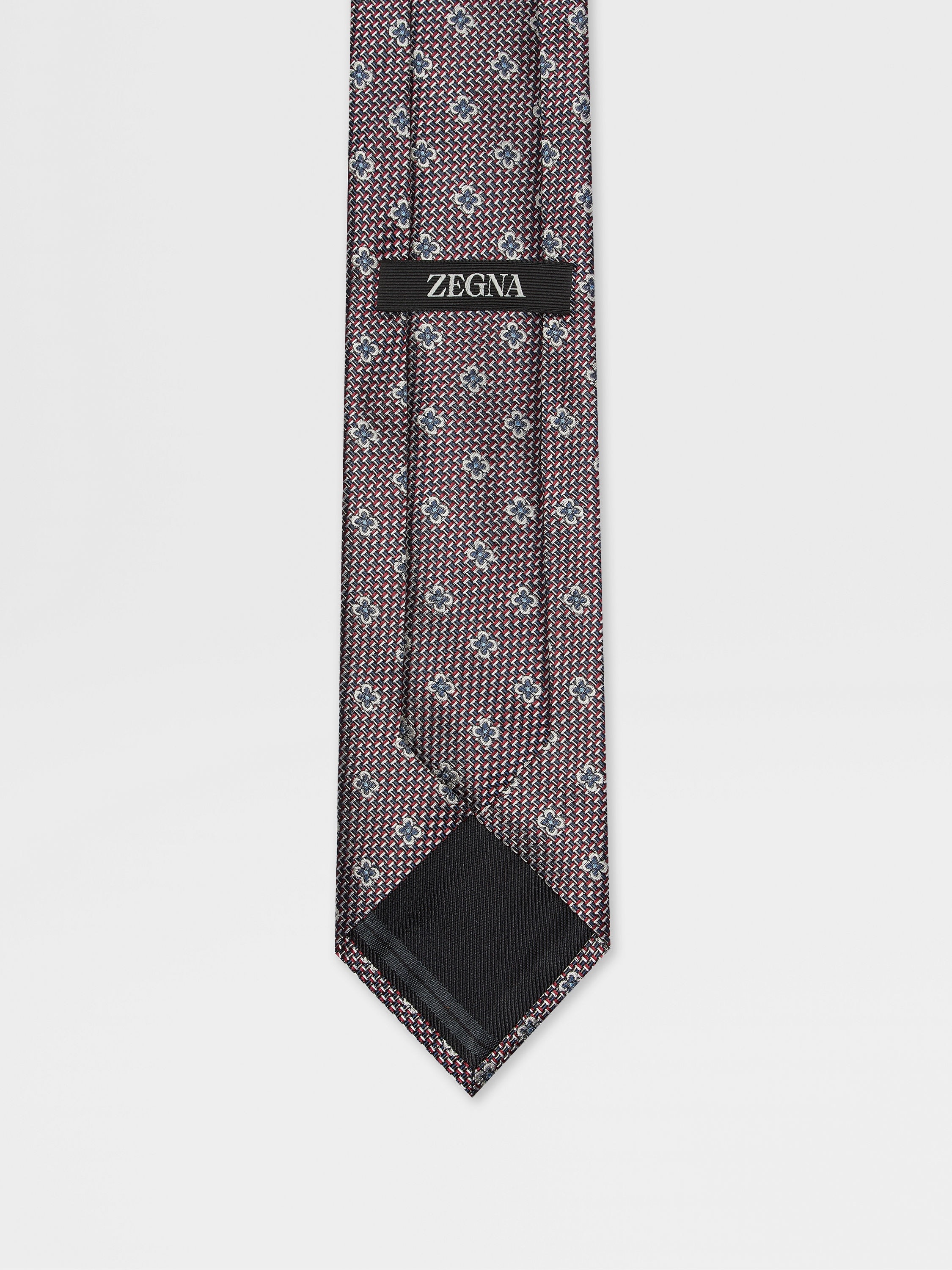 RED SILK TIE - 3