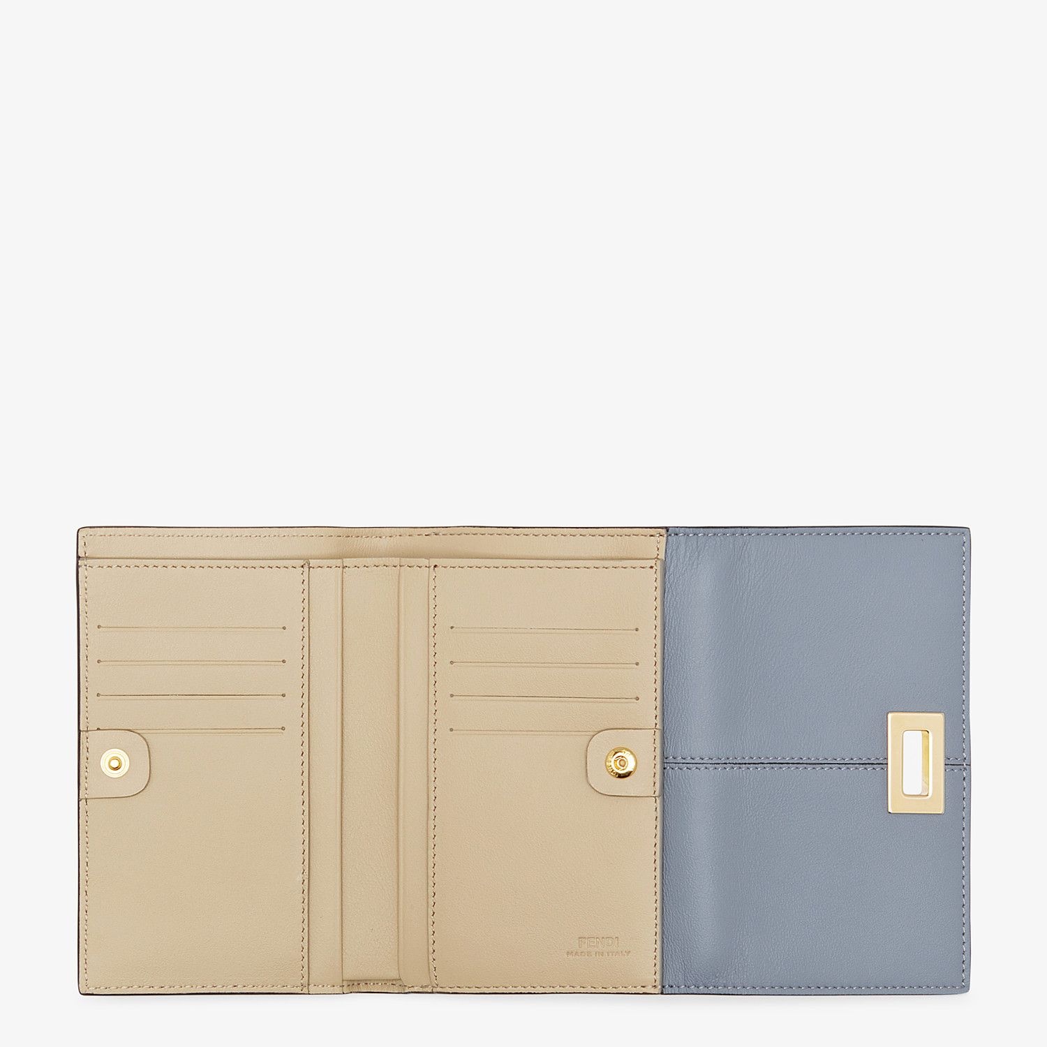 Gray leather cardholder - 4