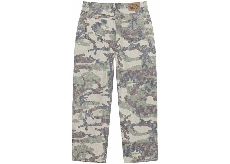 Stüssy Stussy Big Ol' Camo Canvas Needlepunch Jean Woodland Camo outlook