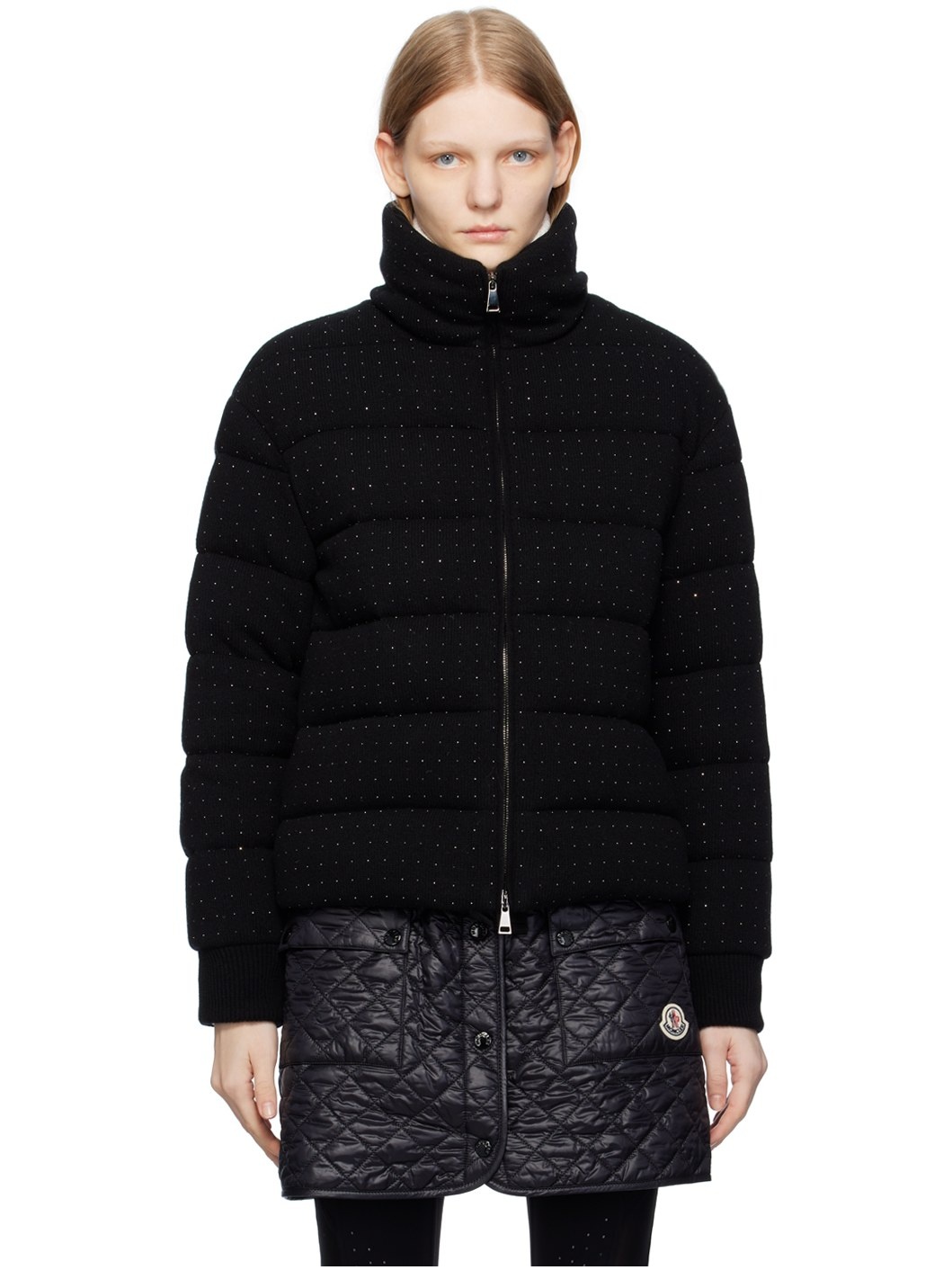 Black Effraie Down Jacket - 1