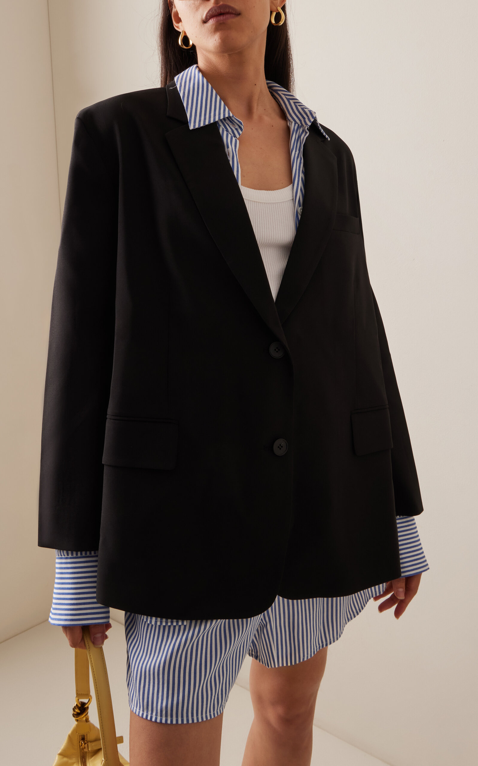 Bea Oversized Suiting Blazer black - 3