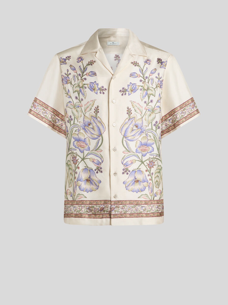 FLORAL-PRINT BOWLING SHIRT - 1