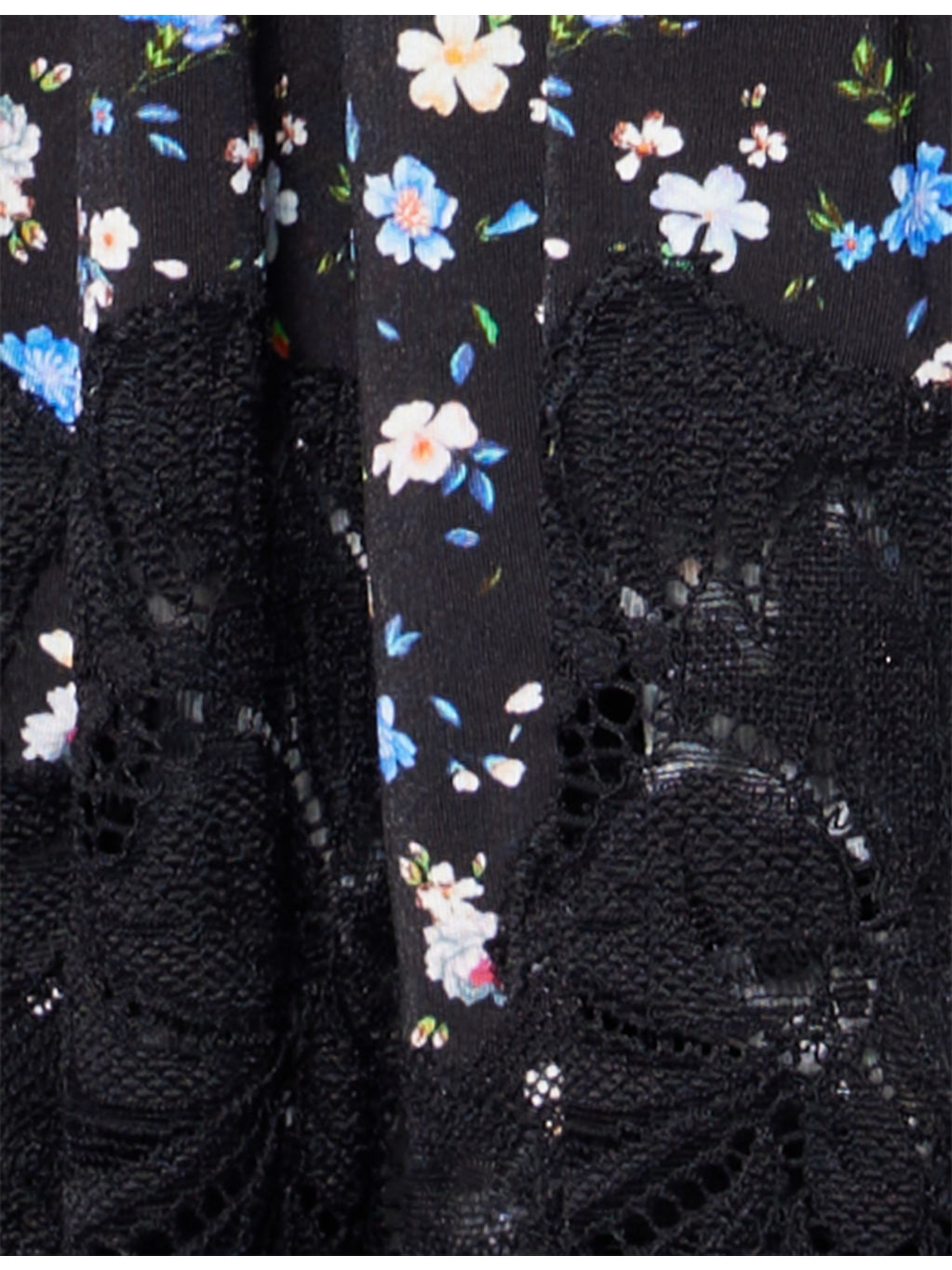 Lace Floral Stretch-Woven Mini Dress - 6