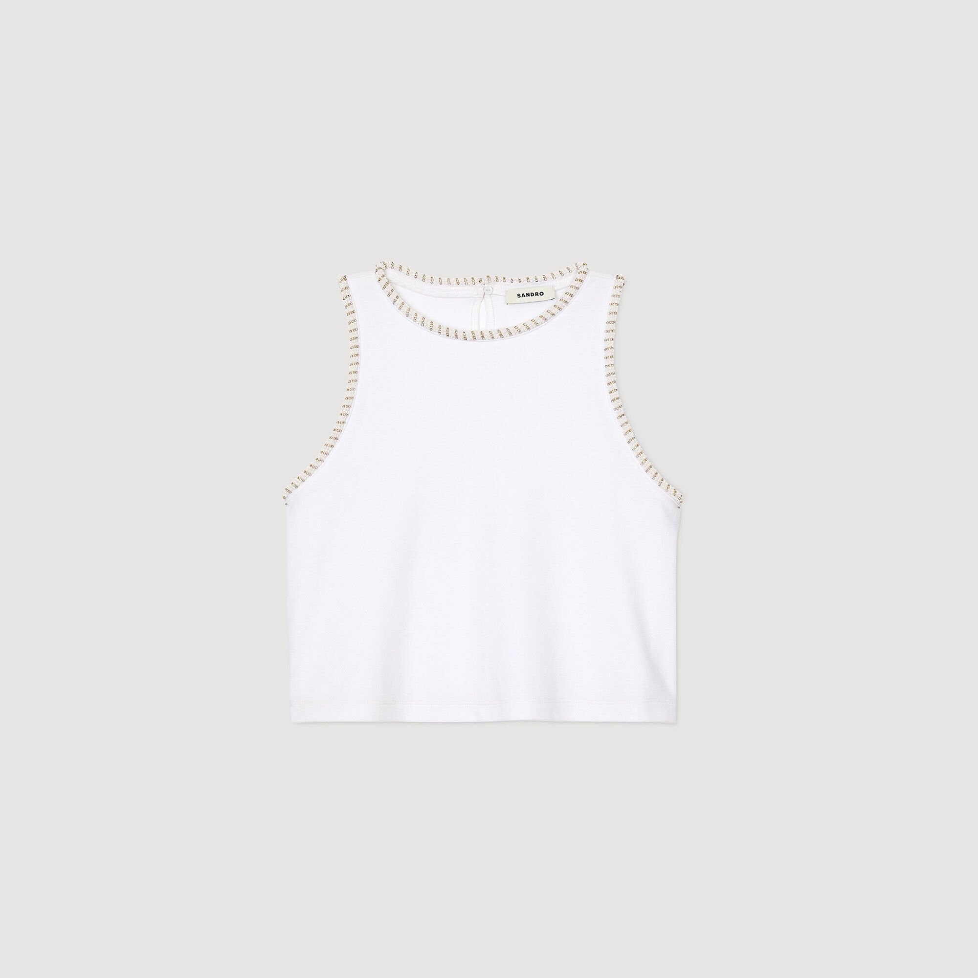 BEADED CROP TOP - 6