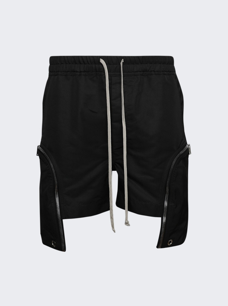 drawstring-waist track shorts 1