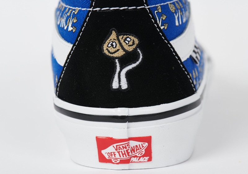 PALACE VANS SKATE SK8-HI BLUE / P SHROOM 8