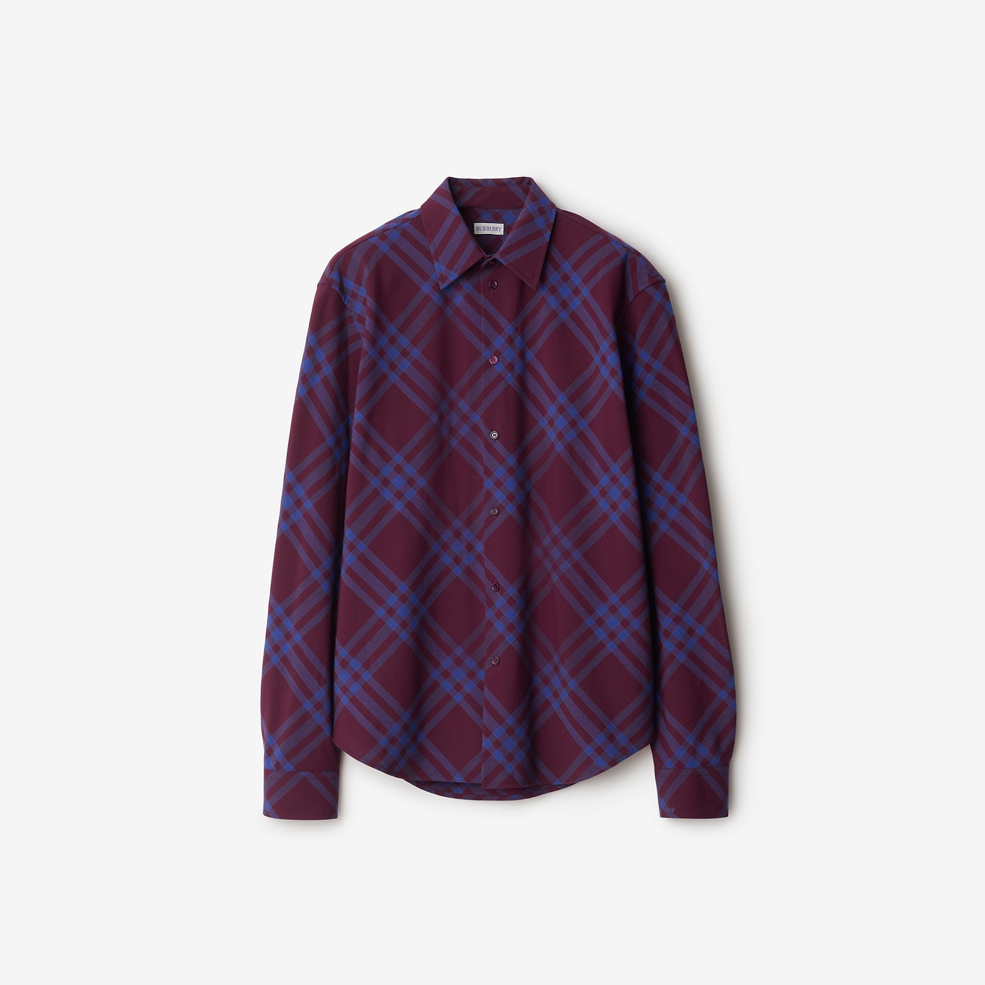 Check Wool Blend Shirt - 1