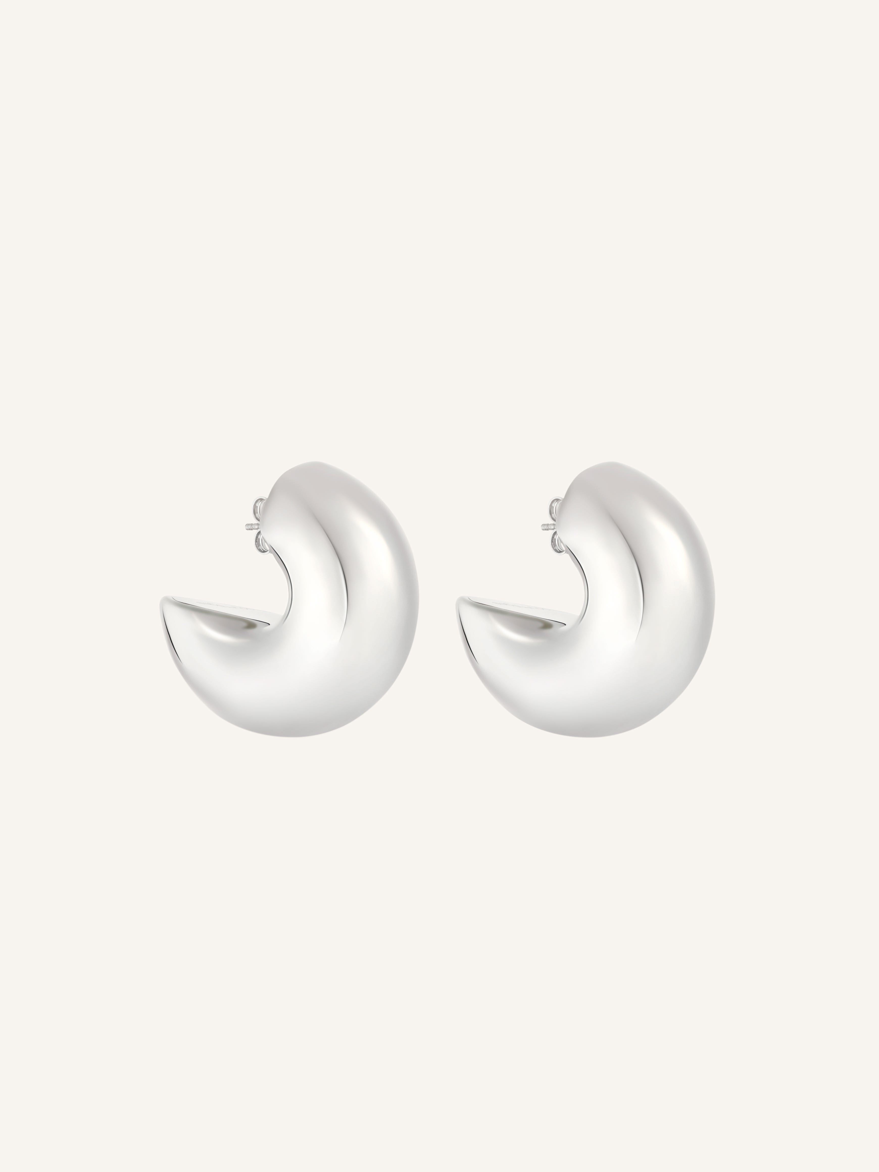 INFINITY METAL EARRINGS - 2