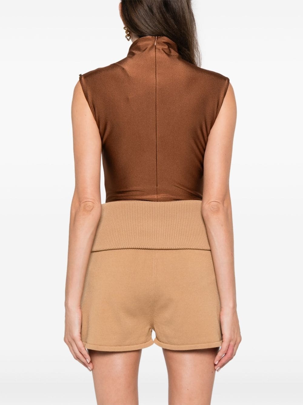 mock-neck bodysuit - 4