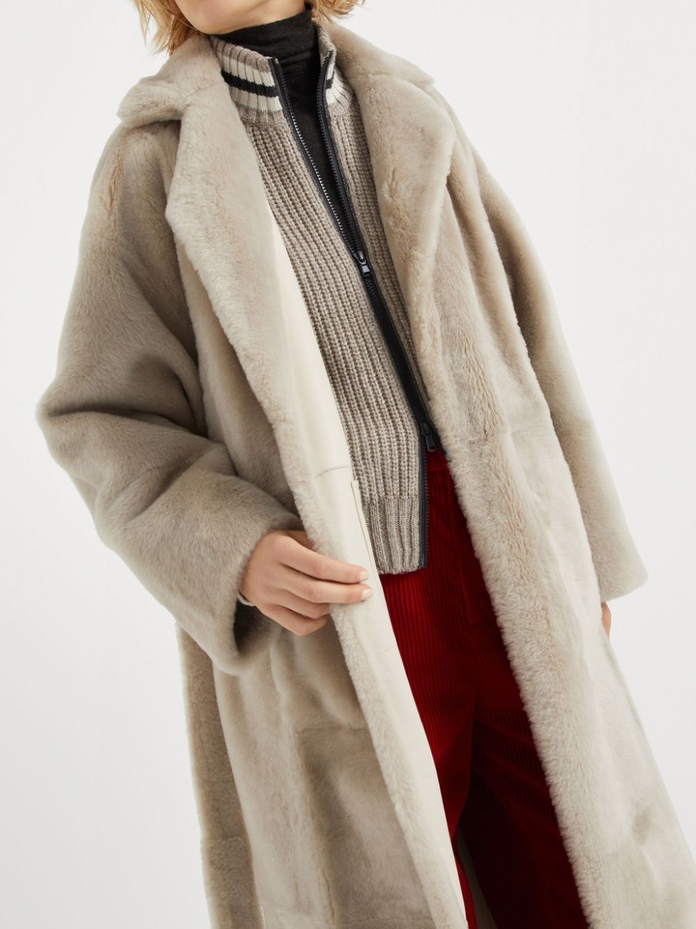 shearling coat - 6
