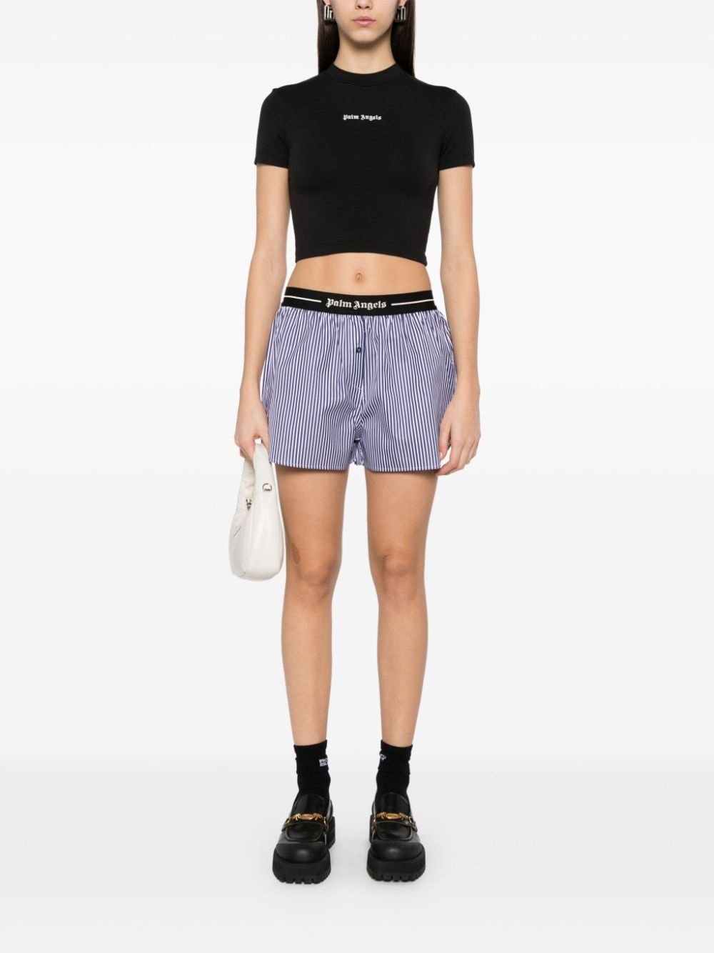 striped shorts - 2