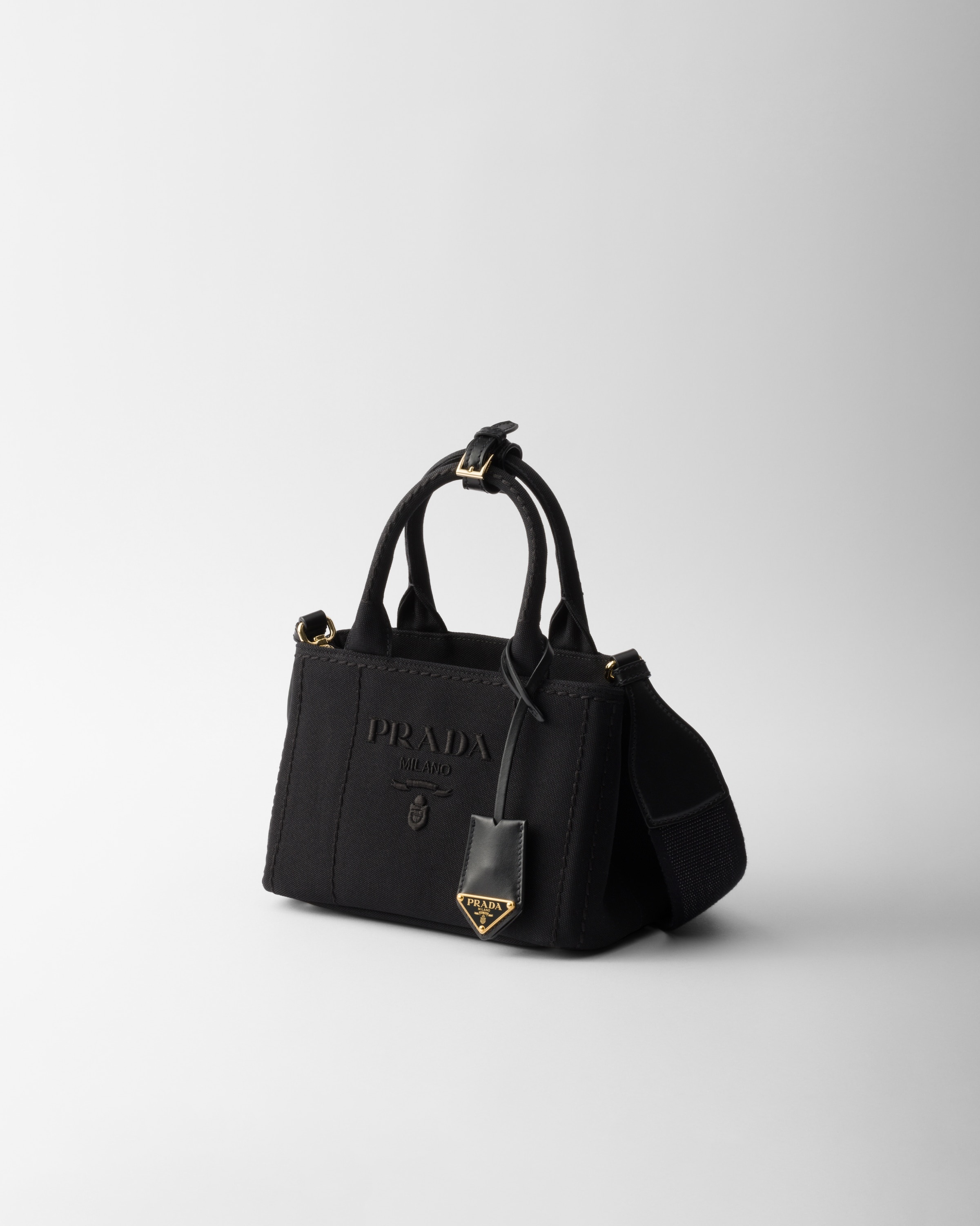 Cotton canvas mini handbag - 2