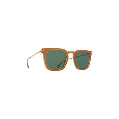 MYKITA Mykita Borga Sunglasses 'Brown/Dark Brown/Glossy Gold/Polarized Pro Green' outlook