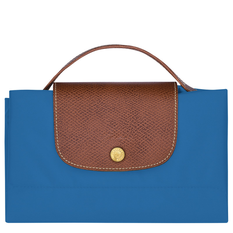 Le Pliage Original S Briefcase Cobalt - Recycled canvas 6