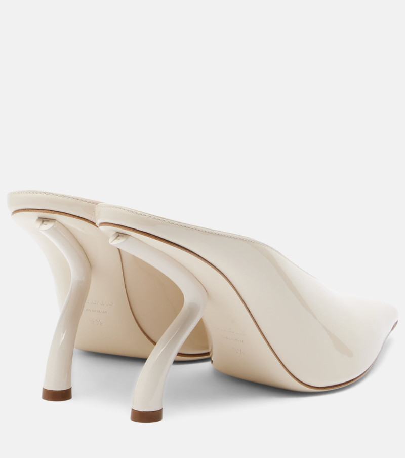 FERRAGAMO Patent leather mules outlook