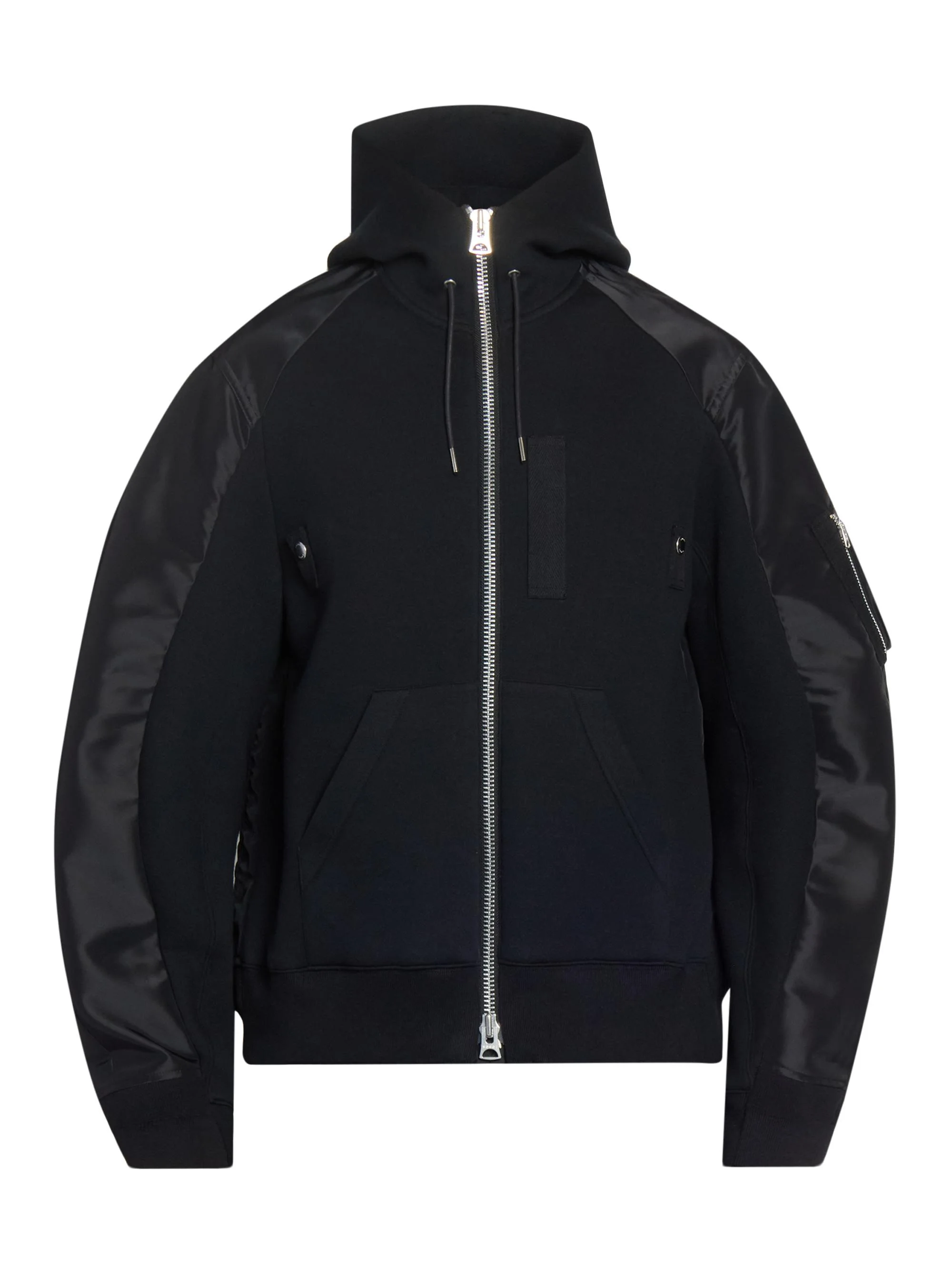Men's Sponge Sweat Hoodie - Black - 1