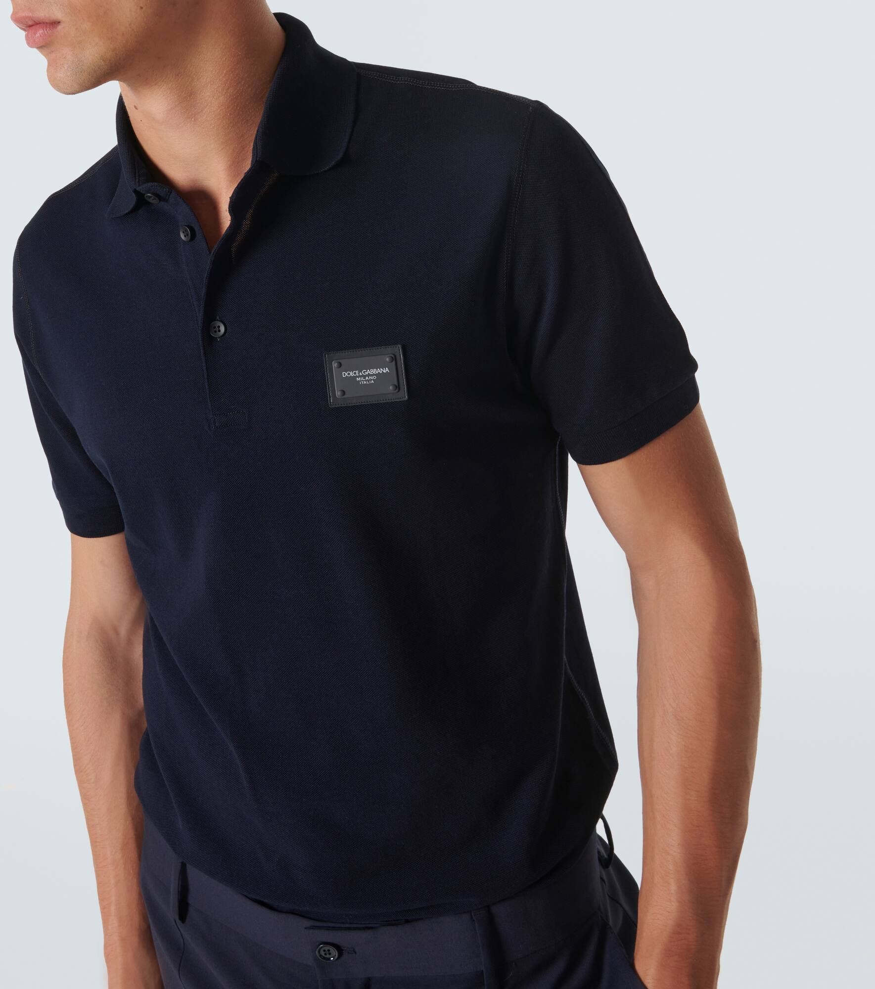 Plaque polo shirt - 5