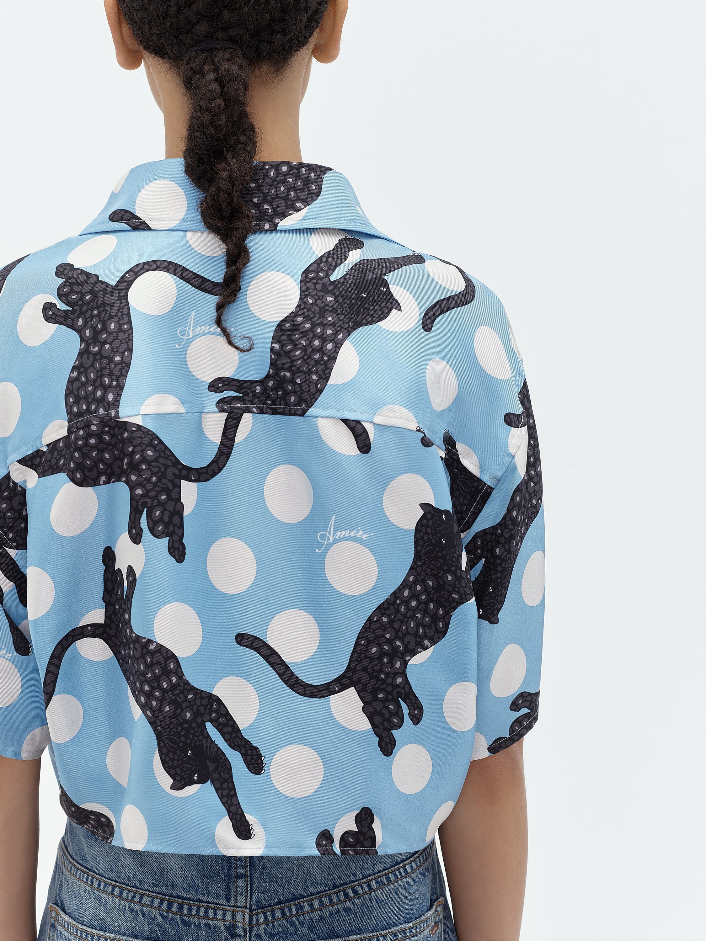 LEOPARD SILK SHIRT - 7