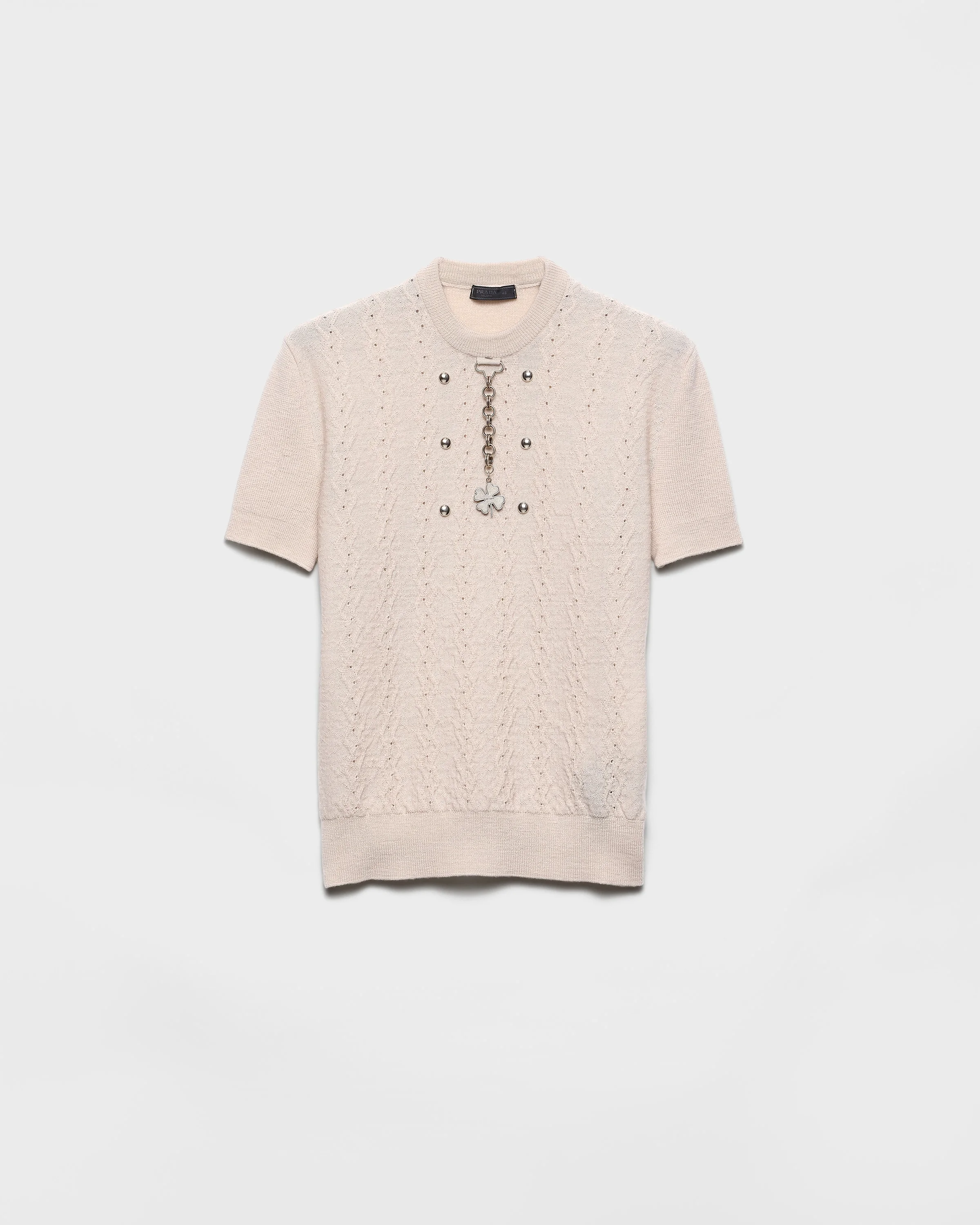 Wool crew-neck sweater - 1