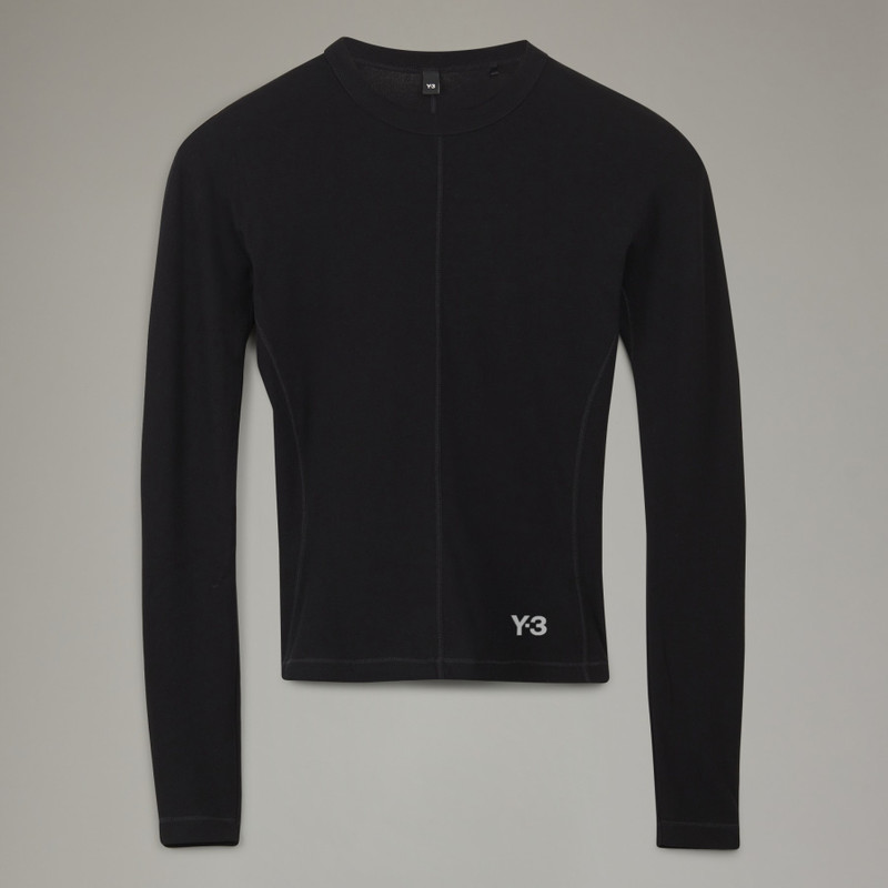 Y-3 Fitted Long Sleeve Tee - 1