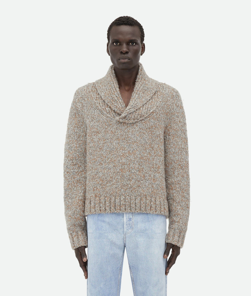 Alpaca Shawl Collar Sweater 1