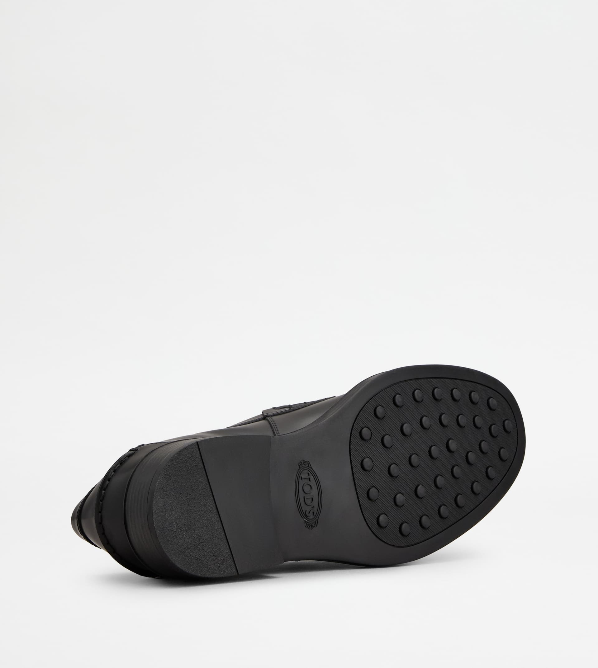 LOAFERS IN LEATHER - BLACK - 4