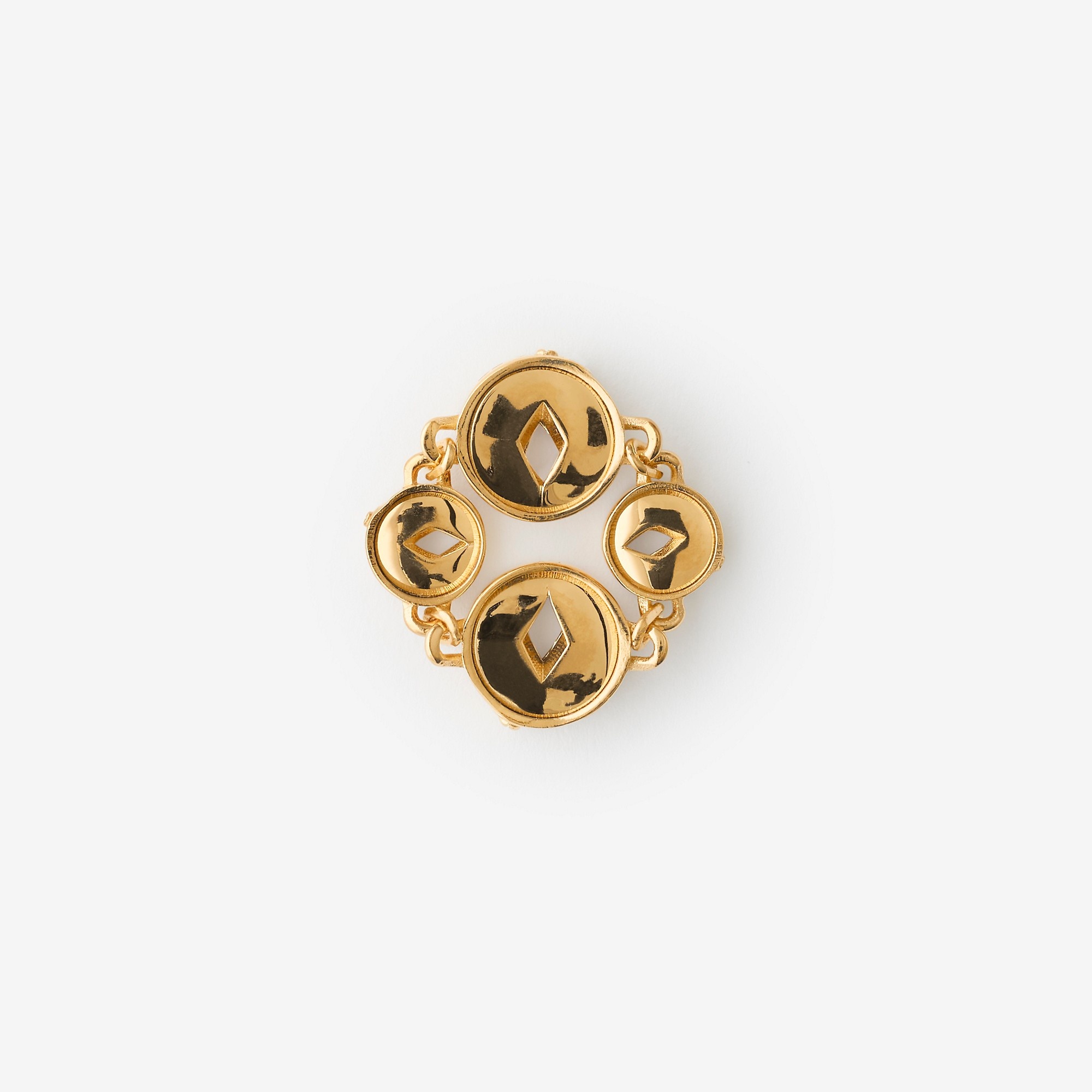 Hollow Medallion Ring - 1