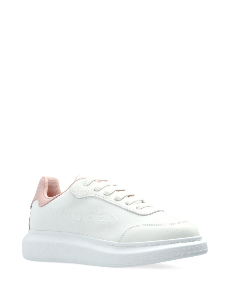 Alexander McQueen embossed-logo platform trainers outlook