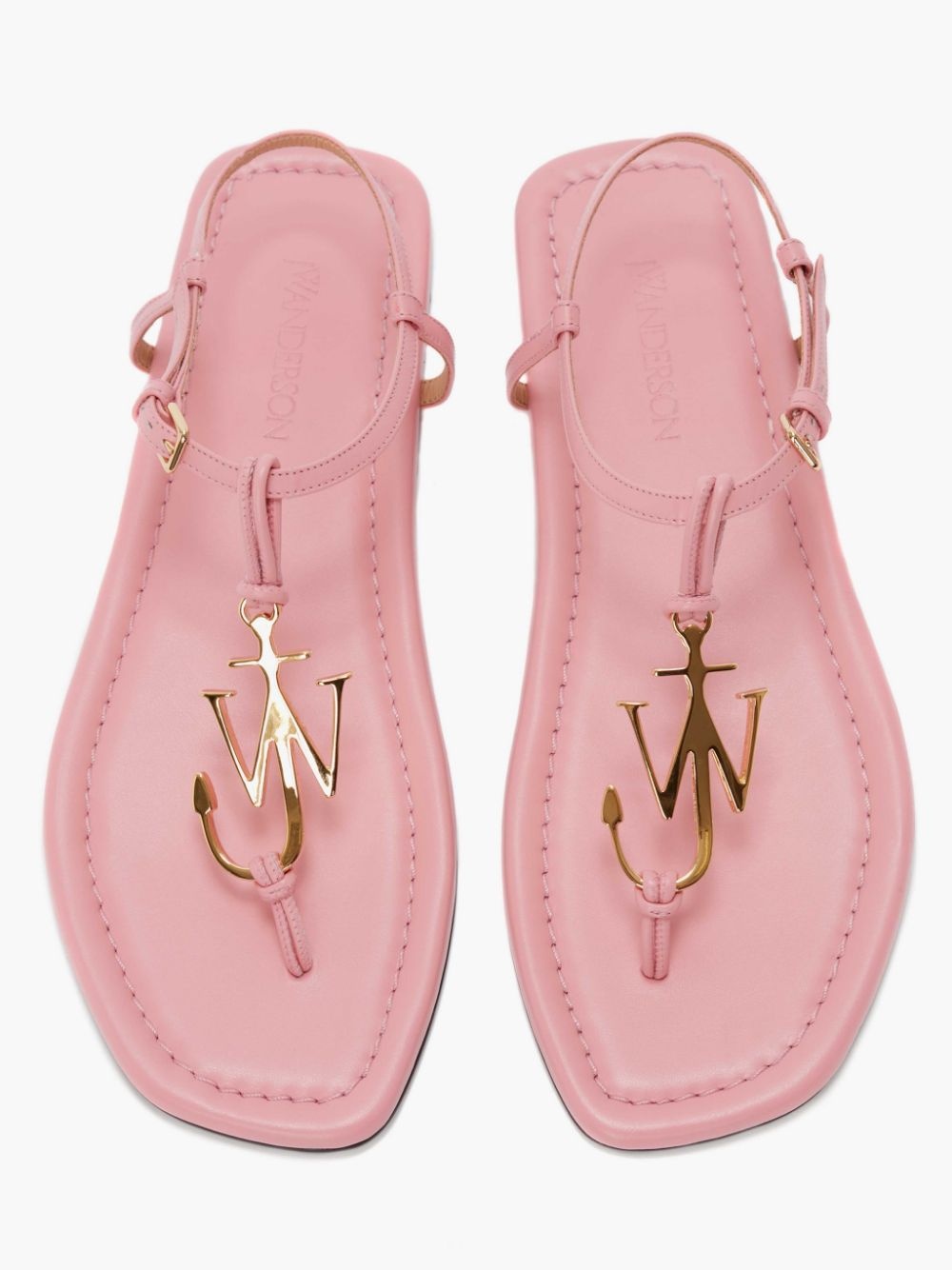 WOMEN'S LOGO FLAT SANDAL - 4