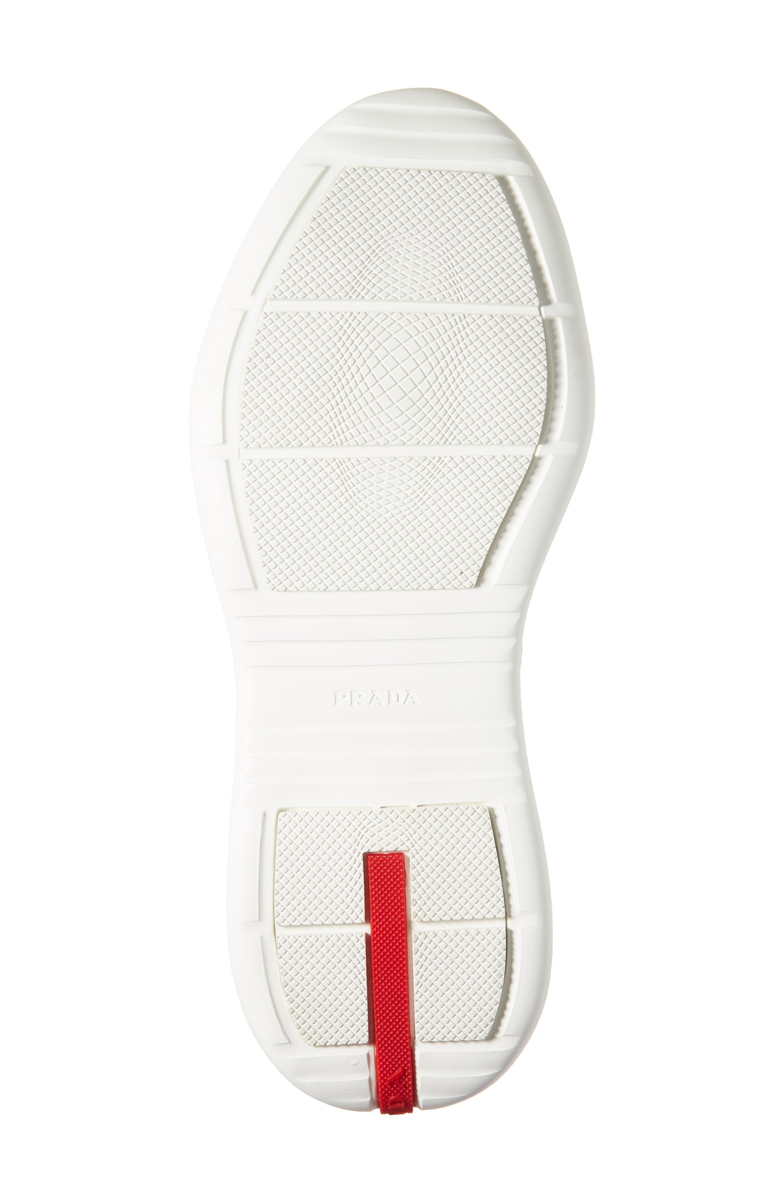 Prada America's Cup Soft Bike Low Top Sneaker in Baltico Argento at Nordstrom - 6