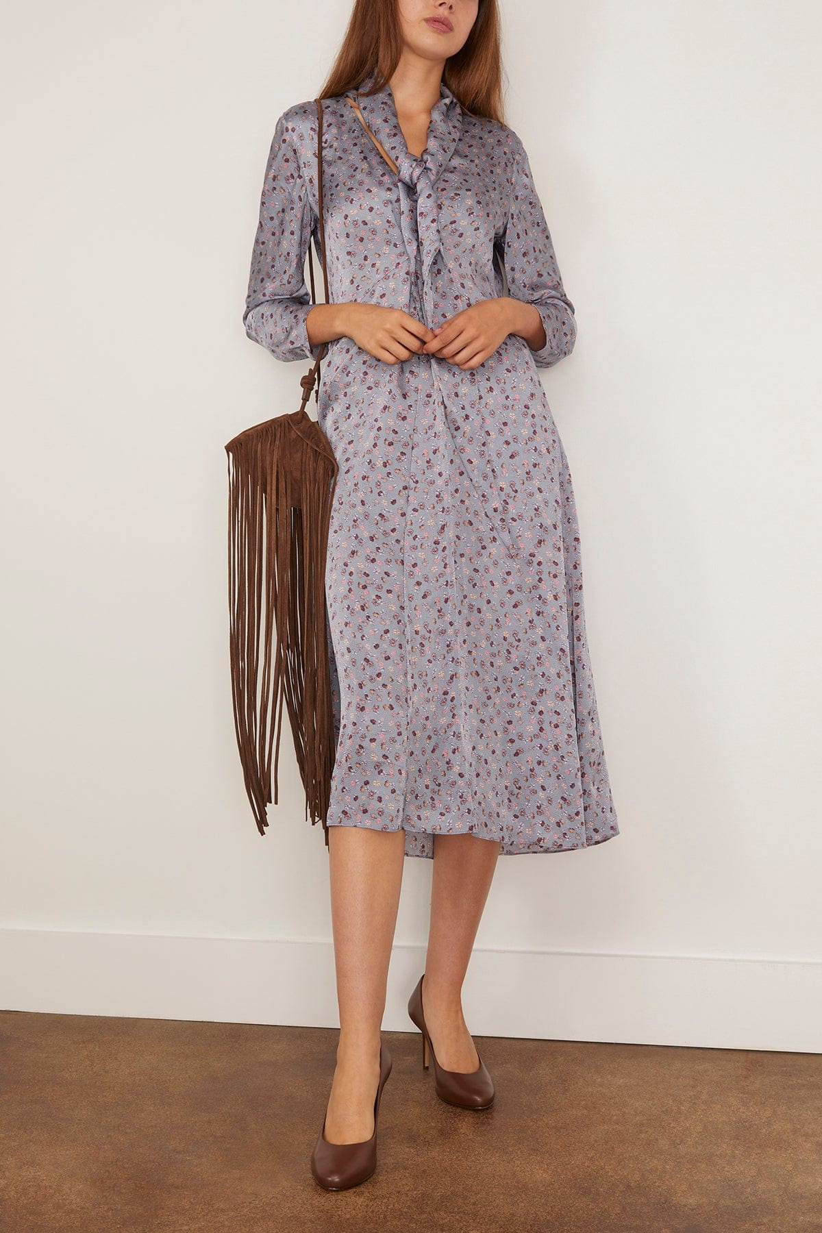 Blossom Dreams Dress in Baby Blossom Blue - 2