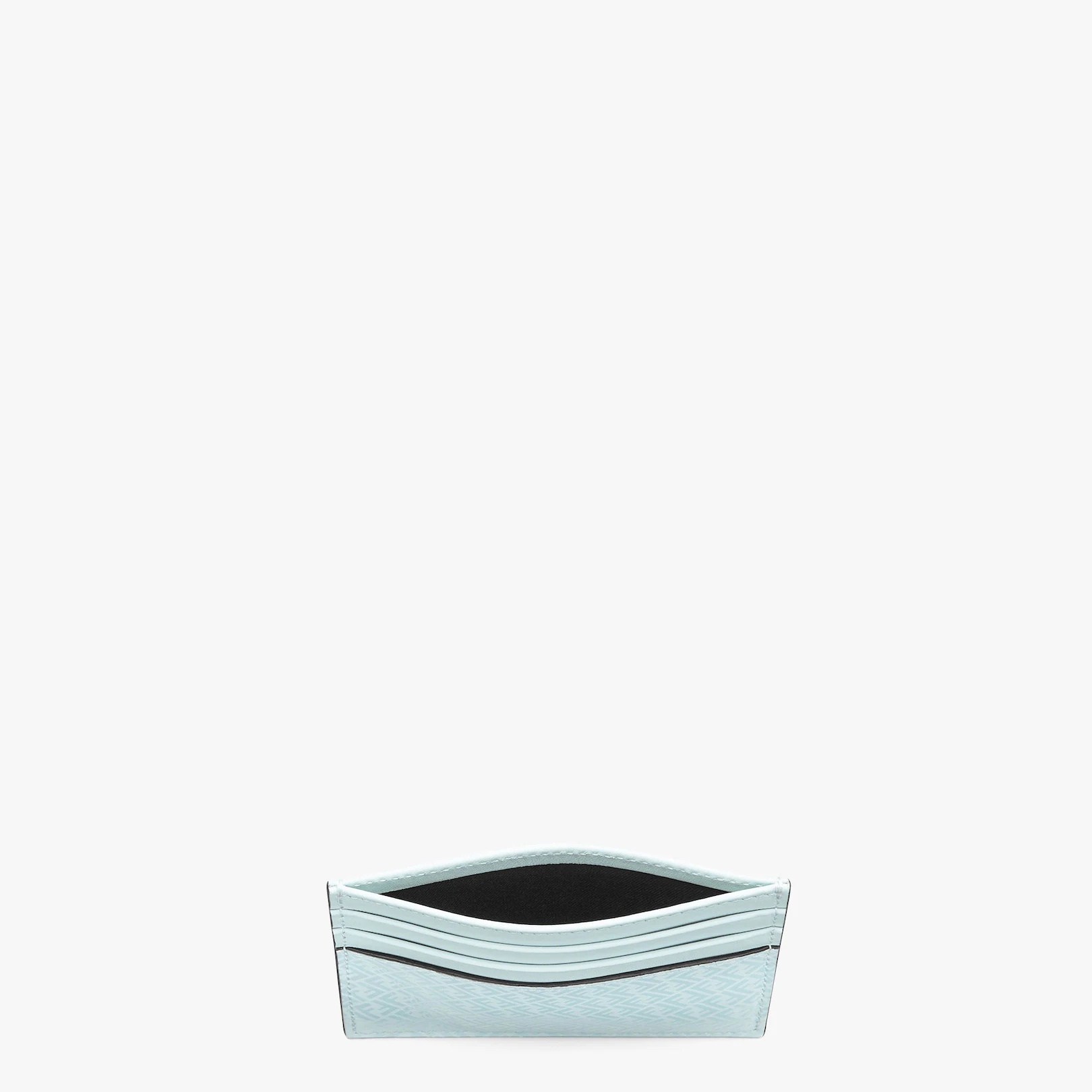 Light blue leather card holder - 3