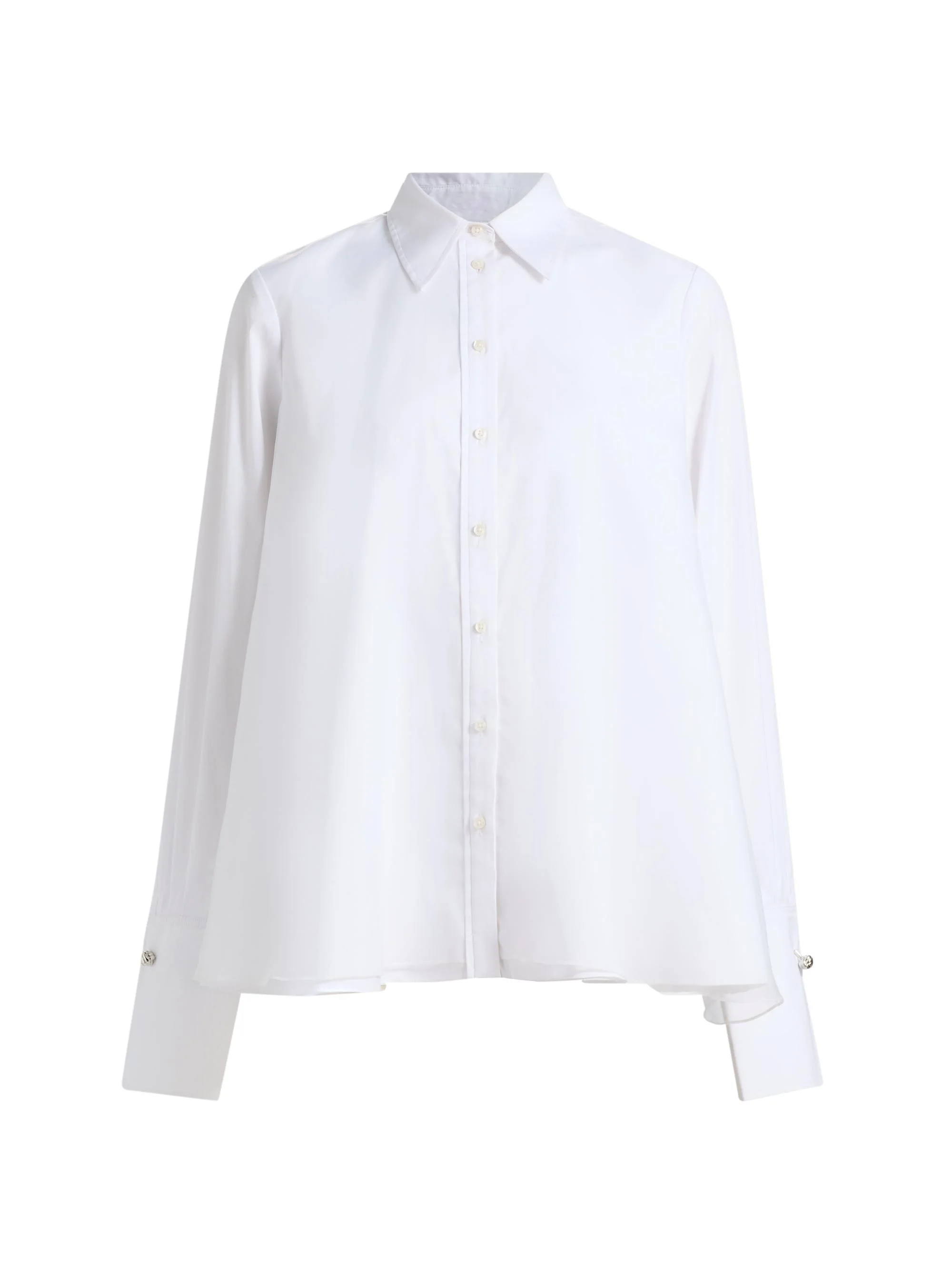 Women's Vaughn Frothy Layered Shirt - White - 1