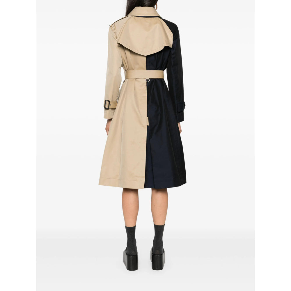 Sacai Black Coats - Trench & Raincoats Women - 3