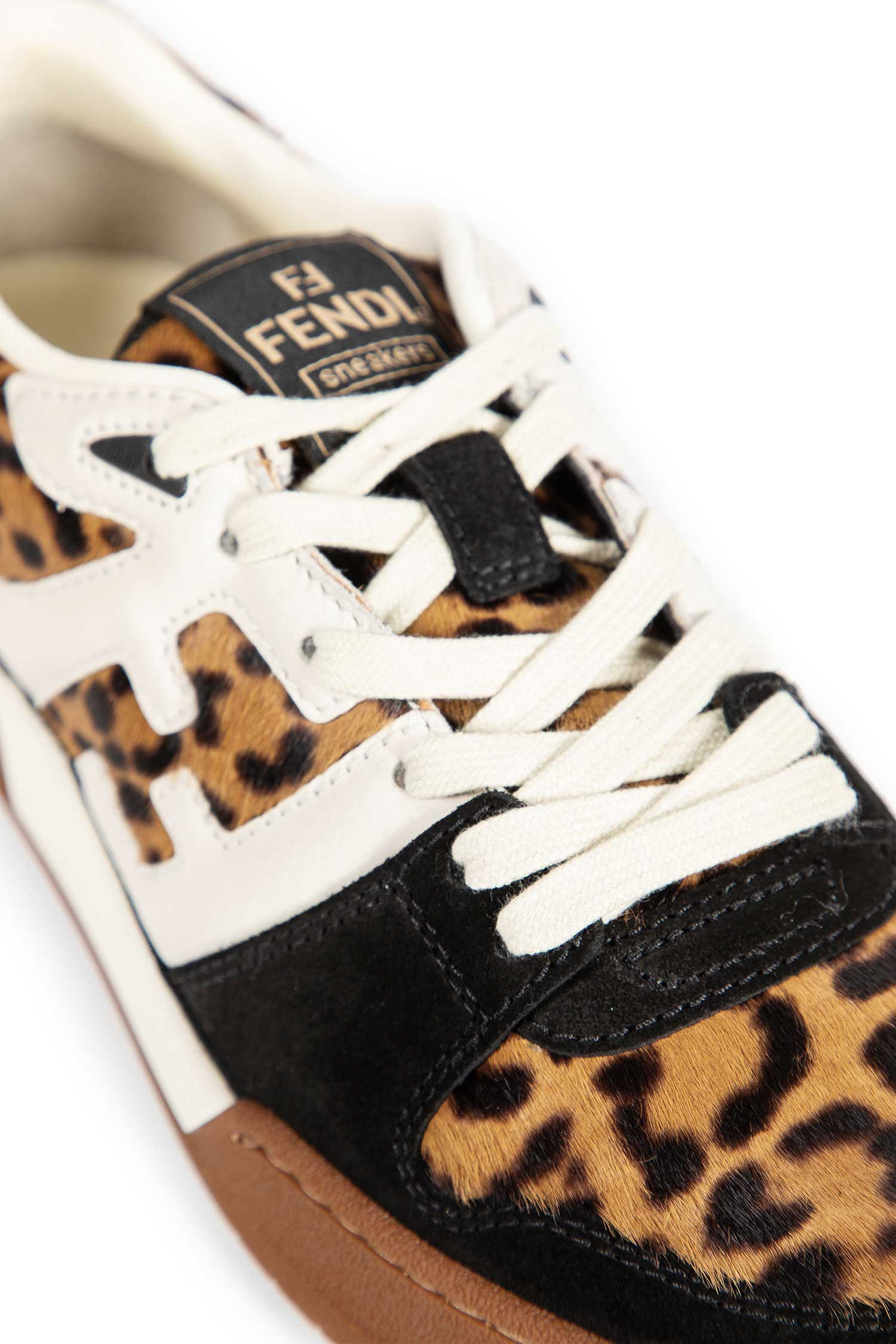 Fendi Woman Beige Sneakers - 6