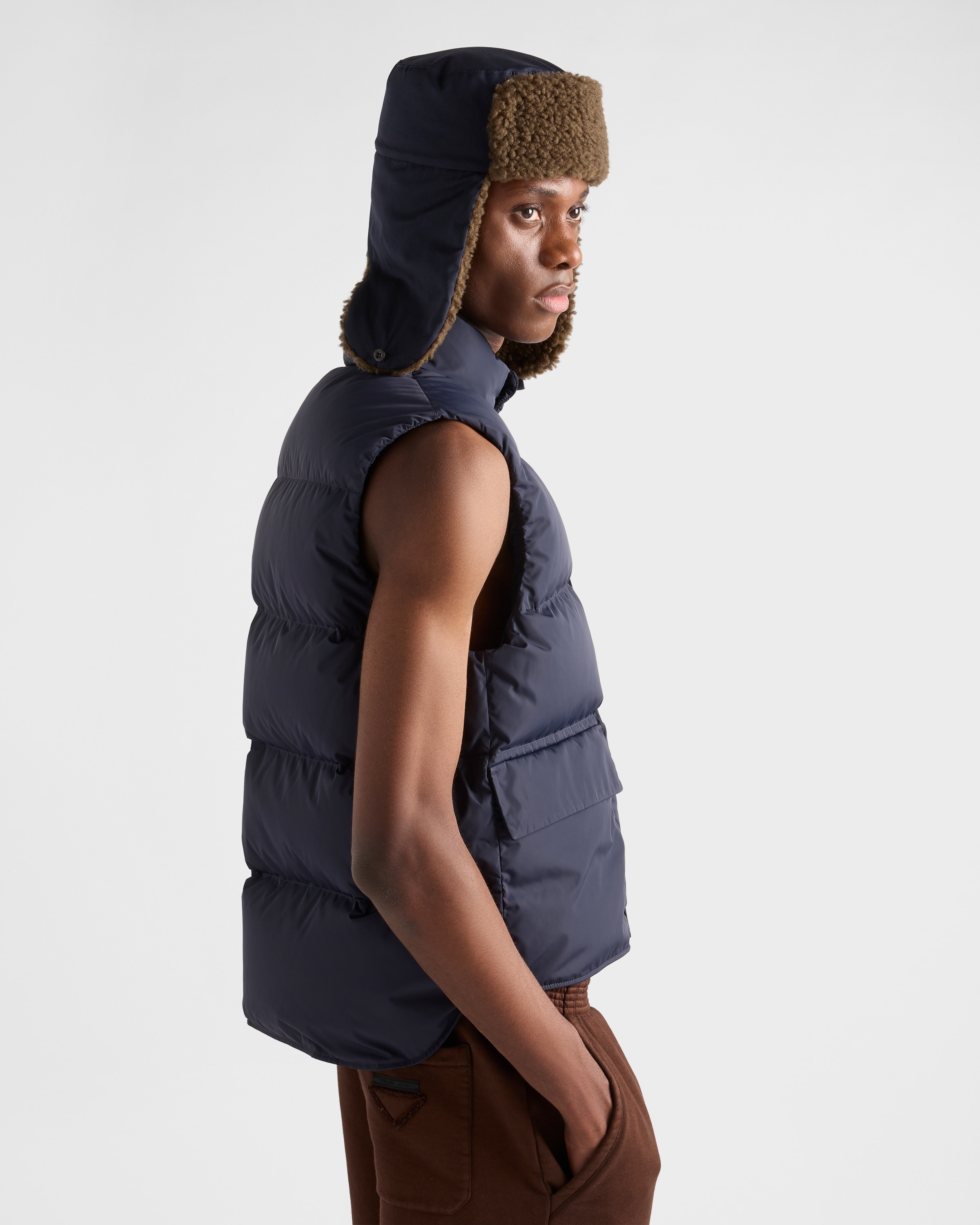Re-Nylon puffer vest - 3