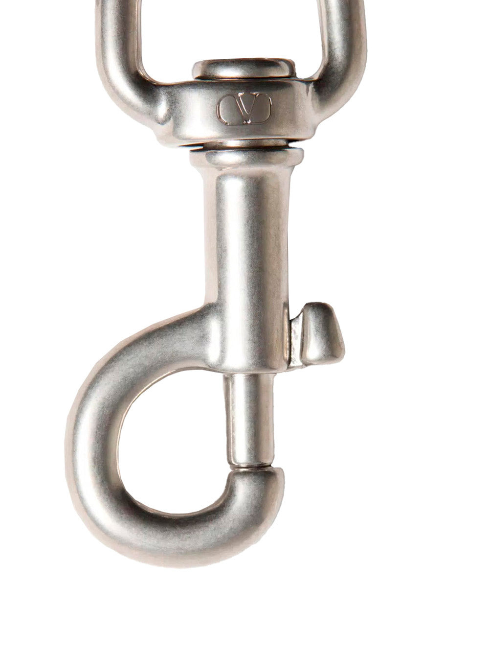 Valentino Garavani Men Metallic Keyring With Vlogo Charm In Brass Man - 2