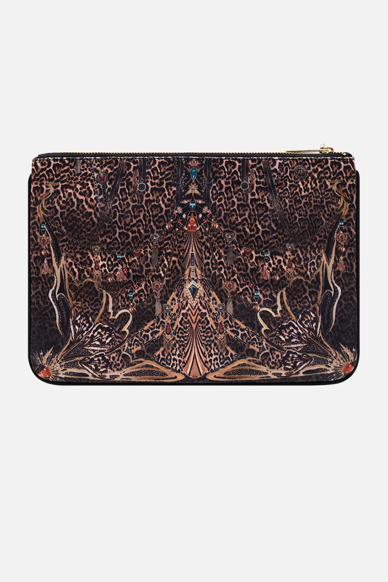 CAMILLA SMALL CANVAS CLUTCH outlook