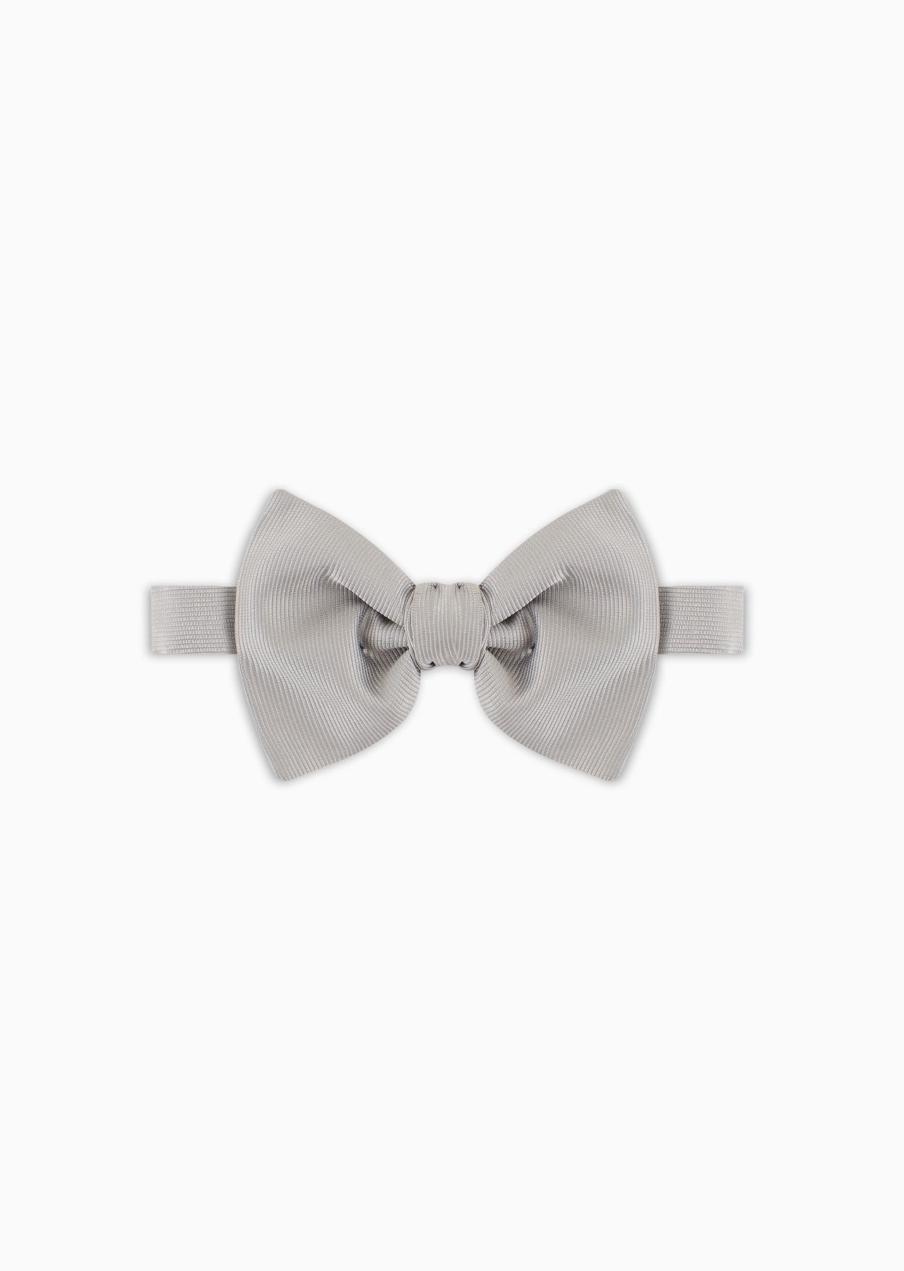 Pure silk knotted bow tie - 1